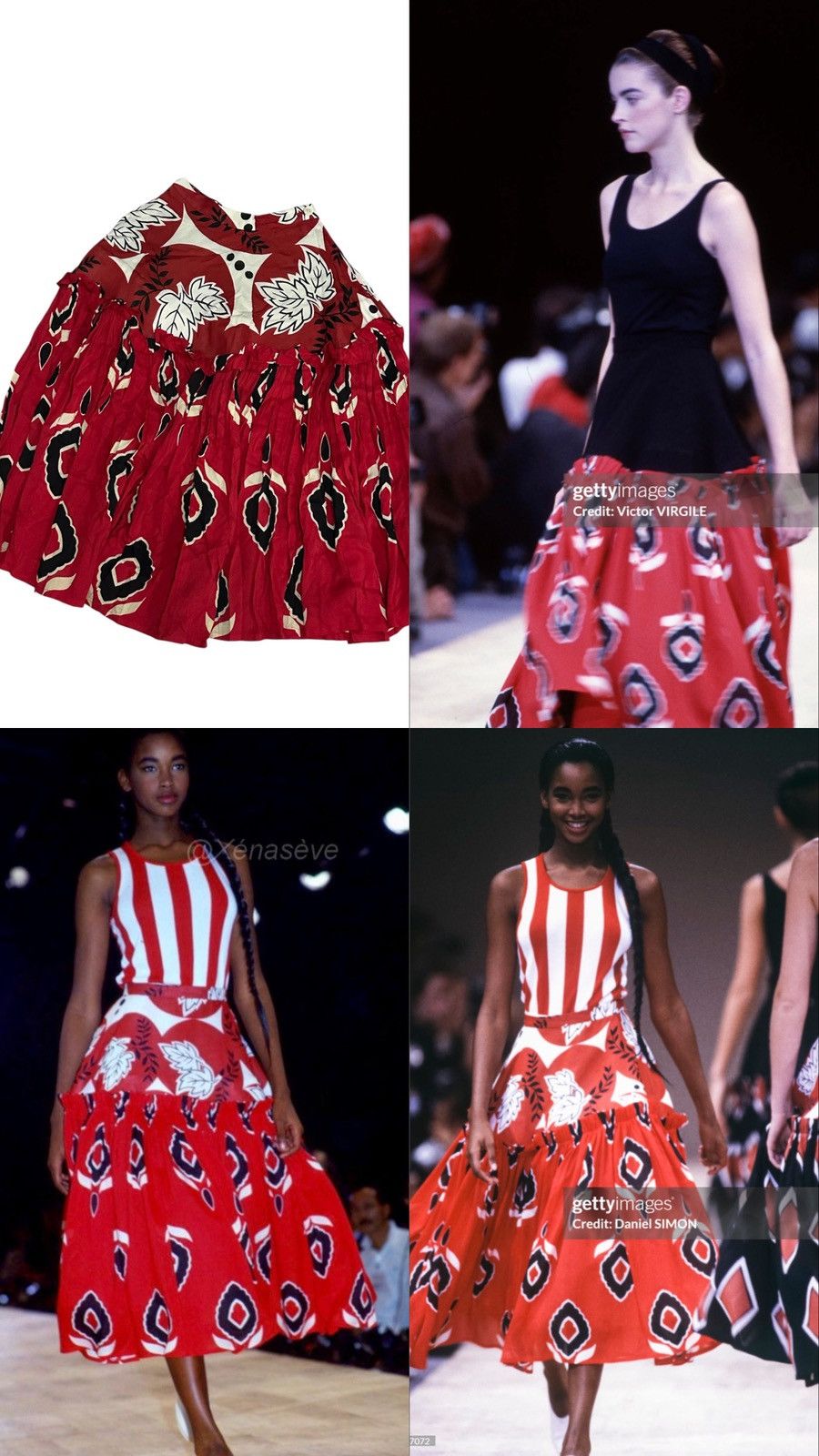 Yohji Yamamoto SS1990 Yohji Yamamoto Runway Ready To Wear Skirt Size 23" - 1 Thumbnail