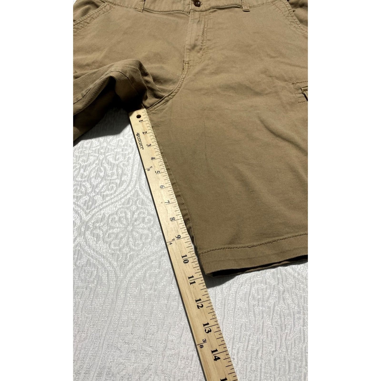 Airwalk Airwalk Shorts Mens 38 Beige Cargo Stretch Canvas Pockets Casual Outdoor Summer Mens Size US 38 / EU 54 - 5 Thumbnail
