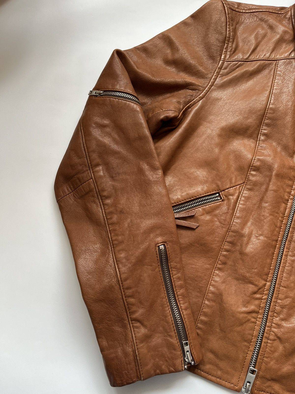 Allsaints Rare Allsaints Leather Jacket Size S / US 4 / IT 40 - 4 Thumbnail