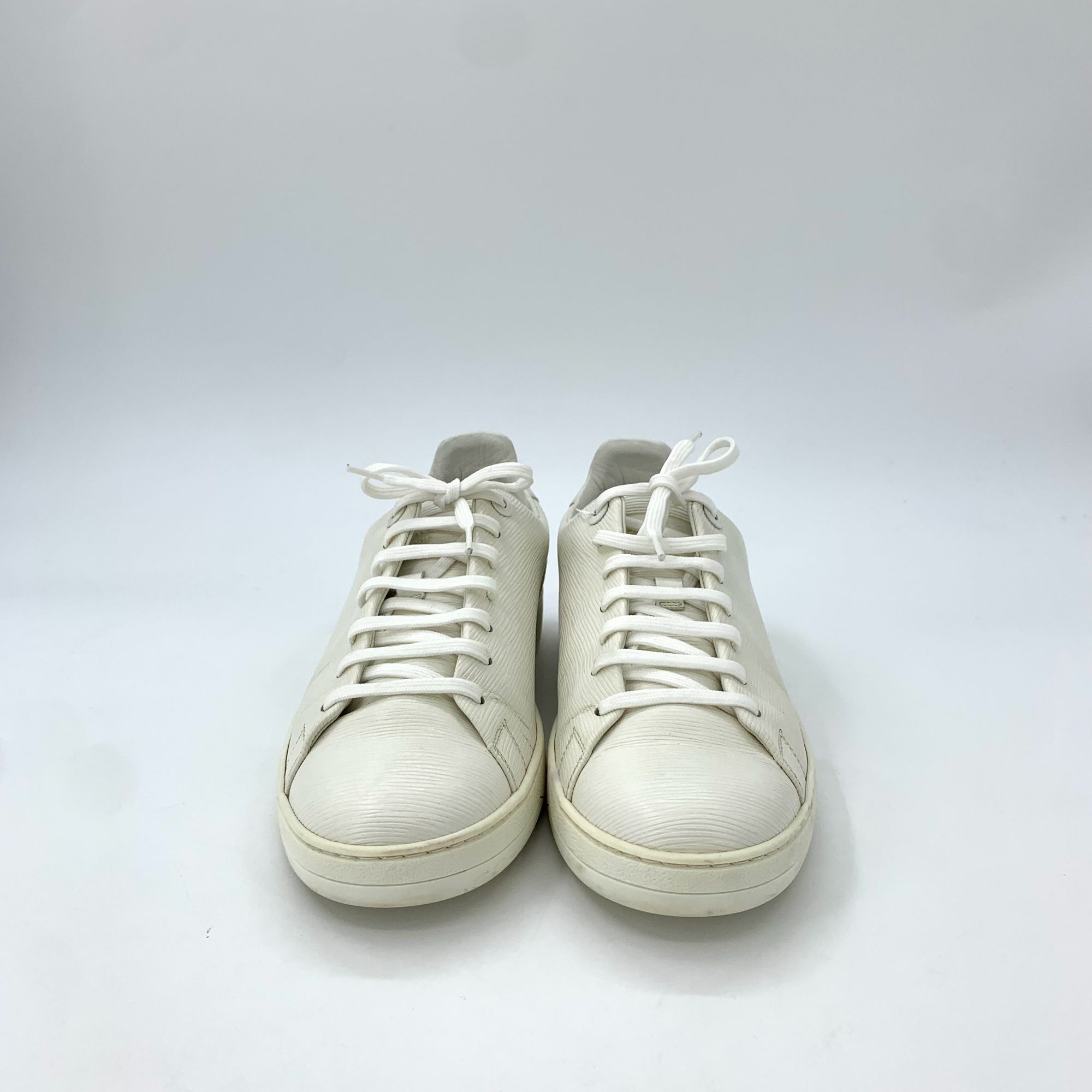 Louis Vuitton Louis Vuitton White Ripple Texture Leather Low-Top Casual Sn Size US 6 / EU 39 - 6 Thumbnail