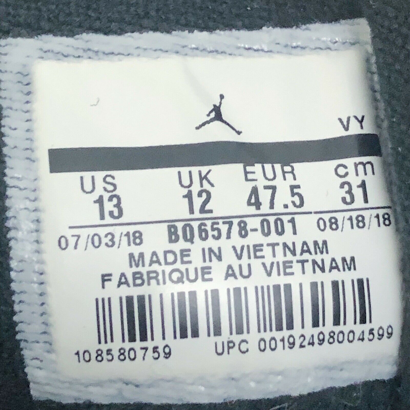 Jordan Brand × Nike 2018 Nike Air Jordan 1 Mid Bred BQ6578 001 Sz 13 Size US 13 / EU 46 - 8 Thumbnail
