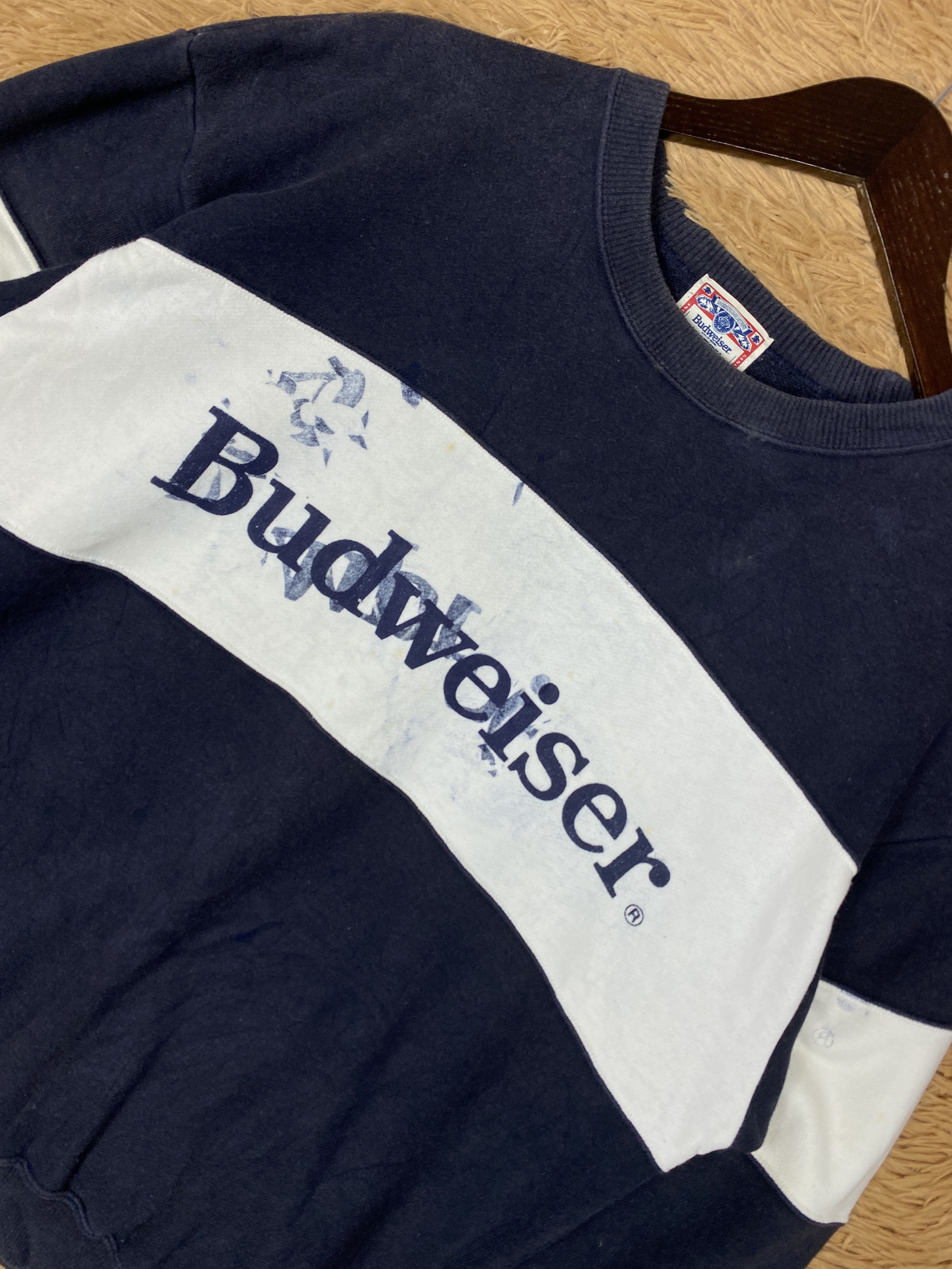 Vintage Vintage Budweiser Sweatshirts PS0306 Size US M / EU 48-50 / 2 - 2 Thumbnail