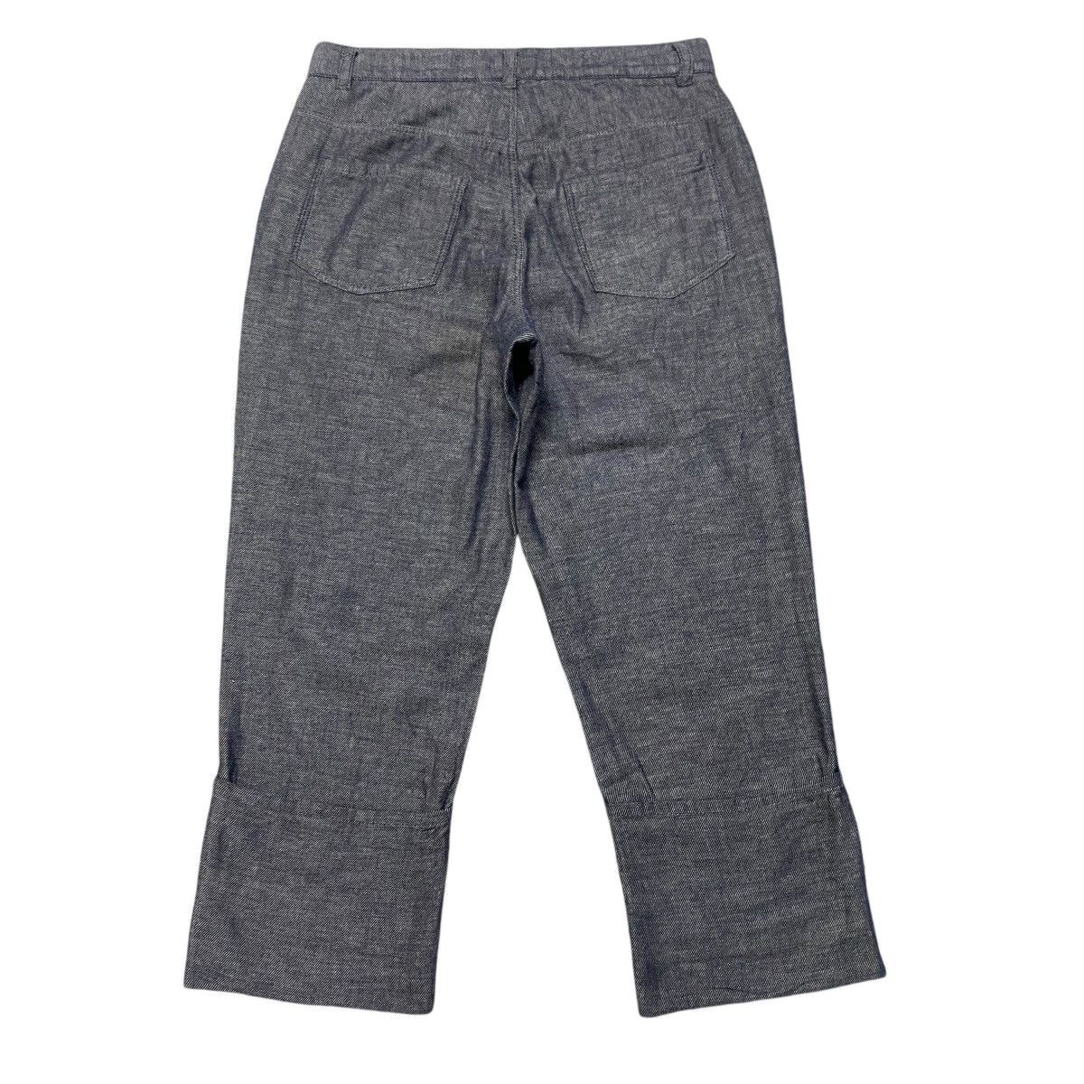 Issey Miyake Issey Miyake Plantation Light Denim Cropped Pants Size 30" / US 8 / IT 44 - 2 Thumbnail