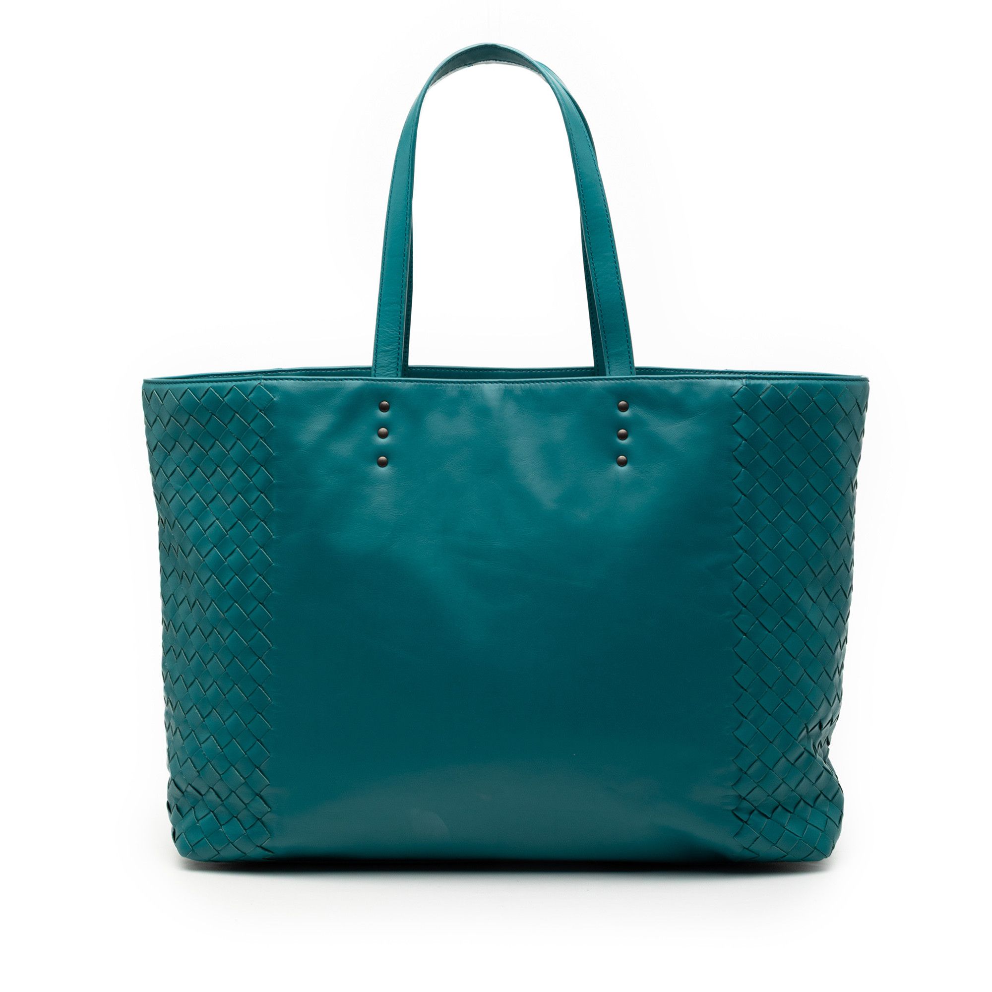Bottega Veneta Bottega Veneta Intrecciato Trimmed Nappa Tote Size ONE SIZE - 1 Thumbnail