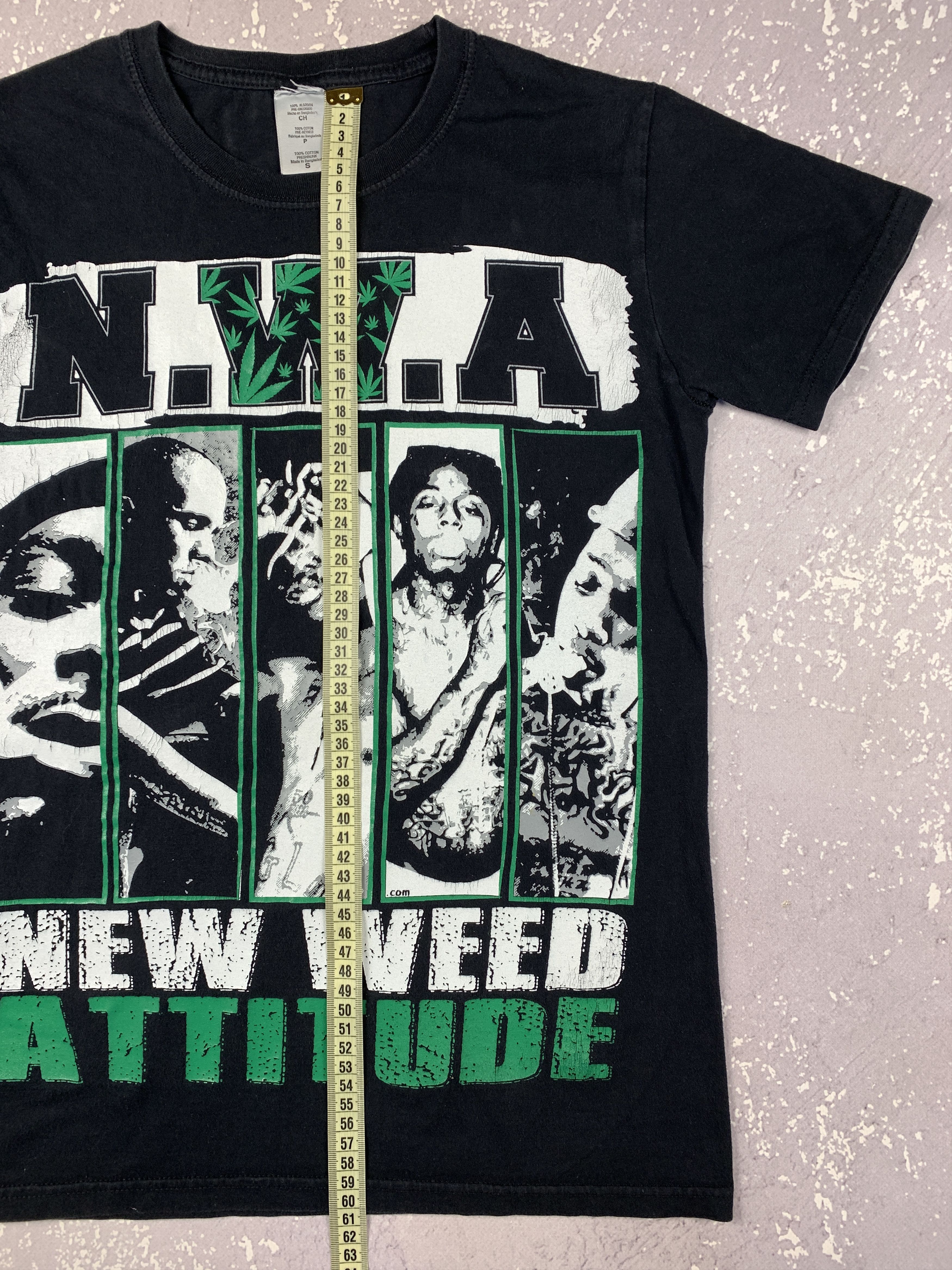 Lil Wayne × Rap Tees × Snoop Dogg Vintage Y2K NWA Smoke Weed T Shirt 2Pac Lil Wayne Mac Miller Size US S / EU 44-46 / 1 - 9 Thumbnail