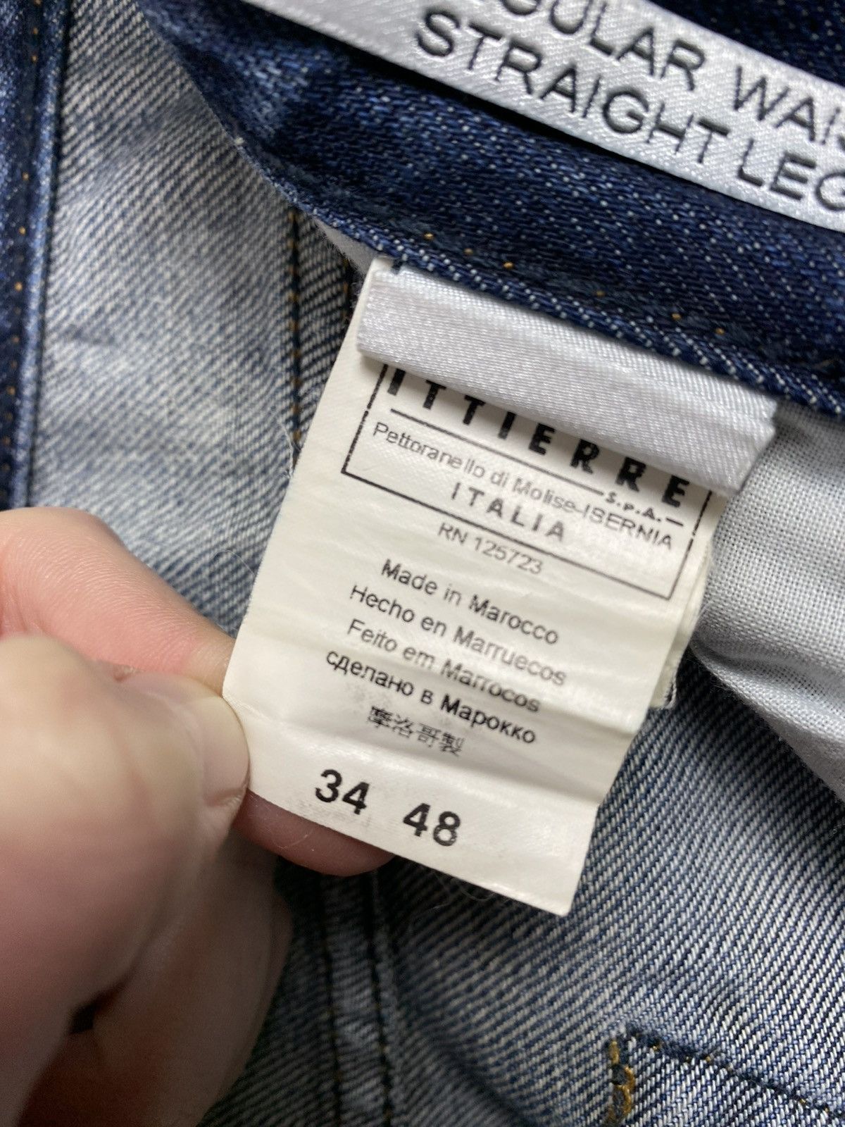 GF Ferre Vintage Y2K GF Ferre straight faded denim jeans streetwear Size US 34 / EU 50 - 9 Thumbnail