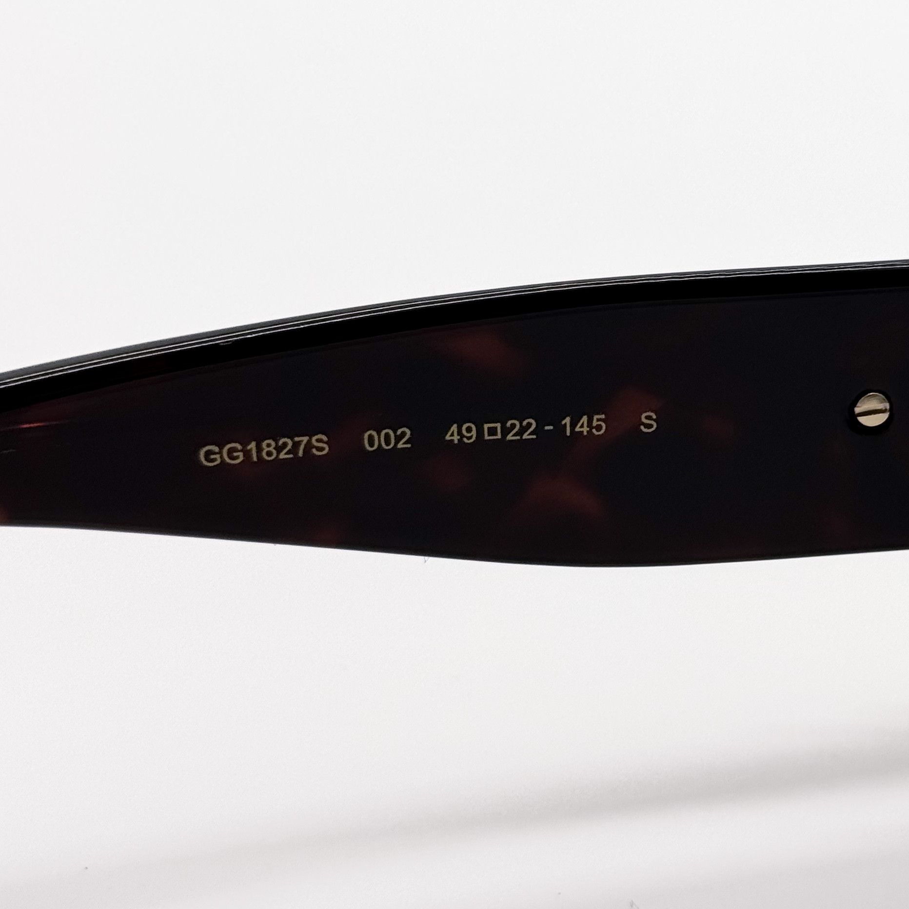 Gucci NEW GUCCI GG1827S 002 WOMEN DARK HAVANA SUNGLASSES GUCCI Size ONE SIZE - 11 Thumbnail