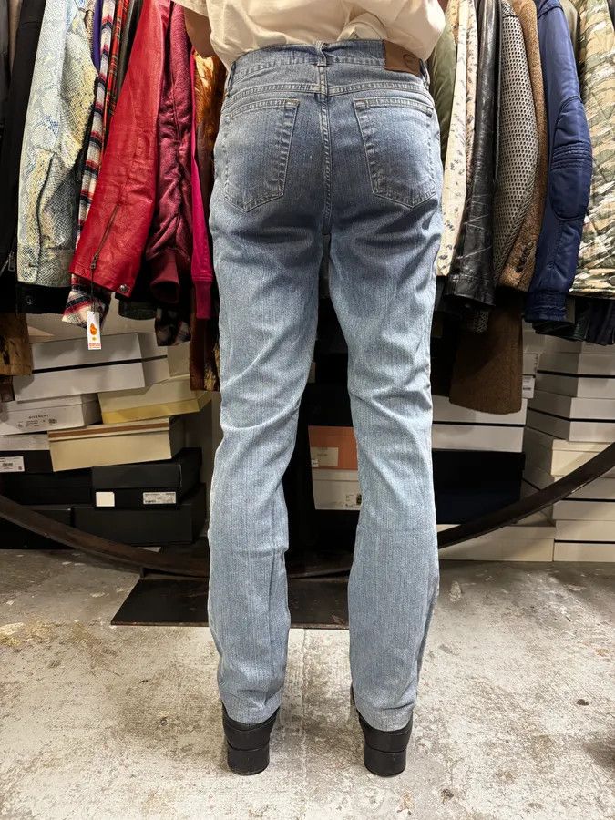 Just Cavalli SS2004 Cavalli Overprint Navy Denim Jeans Size US 30 / EU 46 - 3 Thumbnail