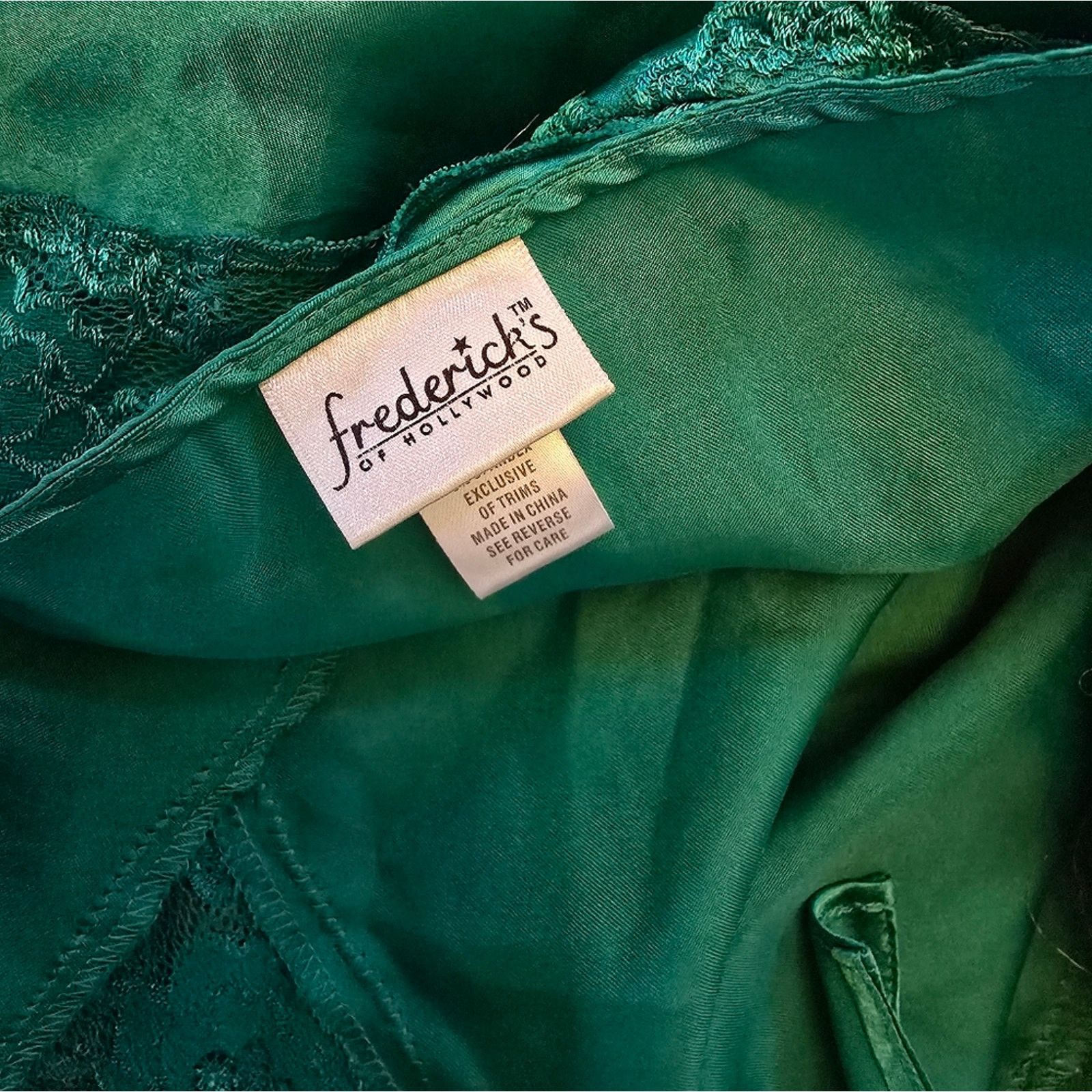 Other Green | FREDERICKS OF HOLLYWOOD | Lingerie Nightie Size ONE SIZE - 3 Thumbnail
