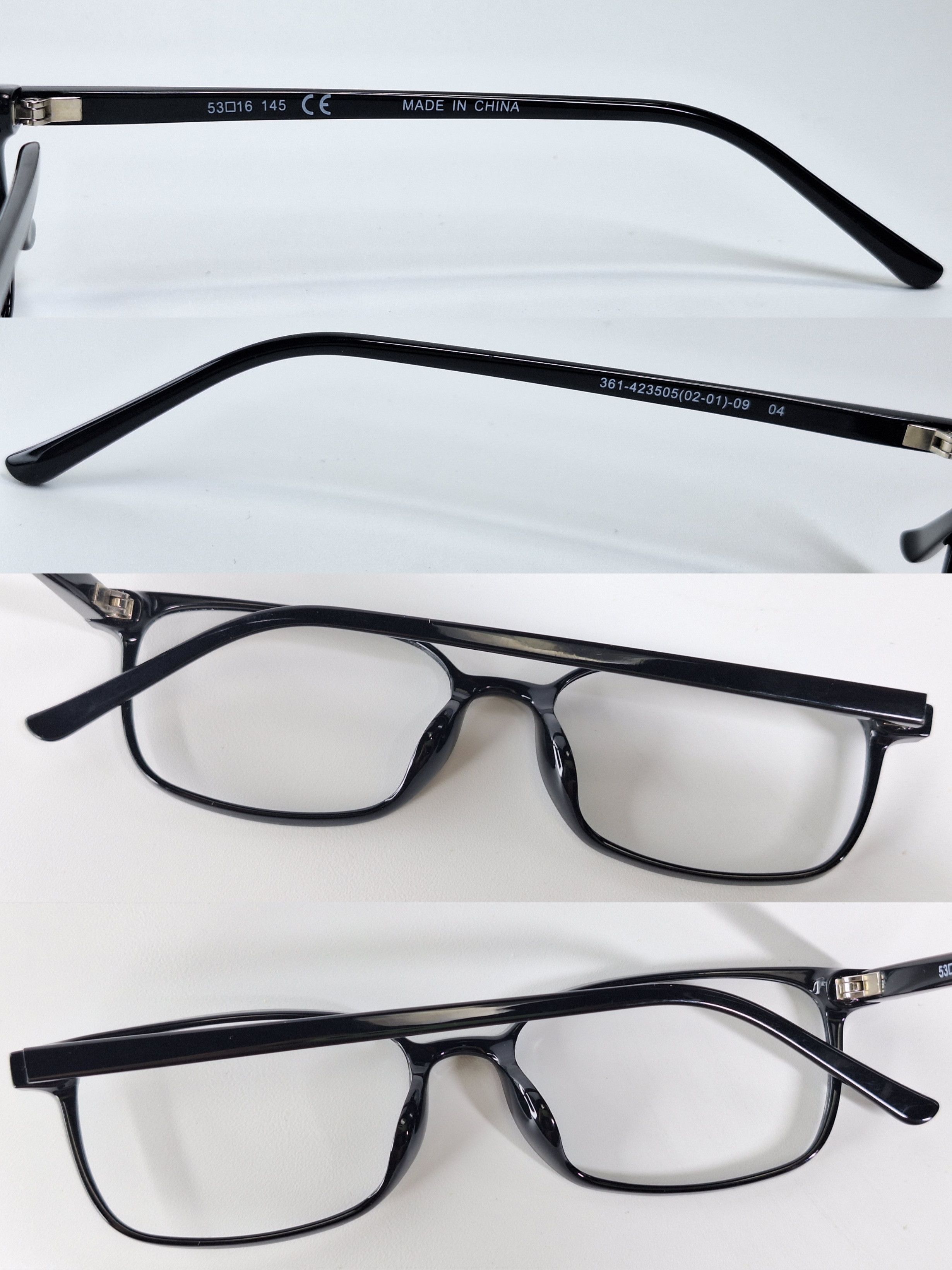 Uniqlo Uniqlo Square Ultra Light Frame 361-423505 8g Black Y2K Size ONE SIZE - 8 Thumbnail