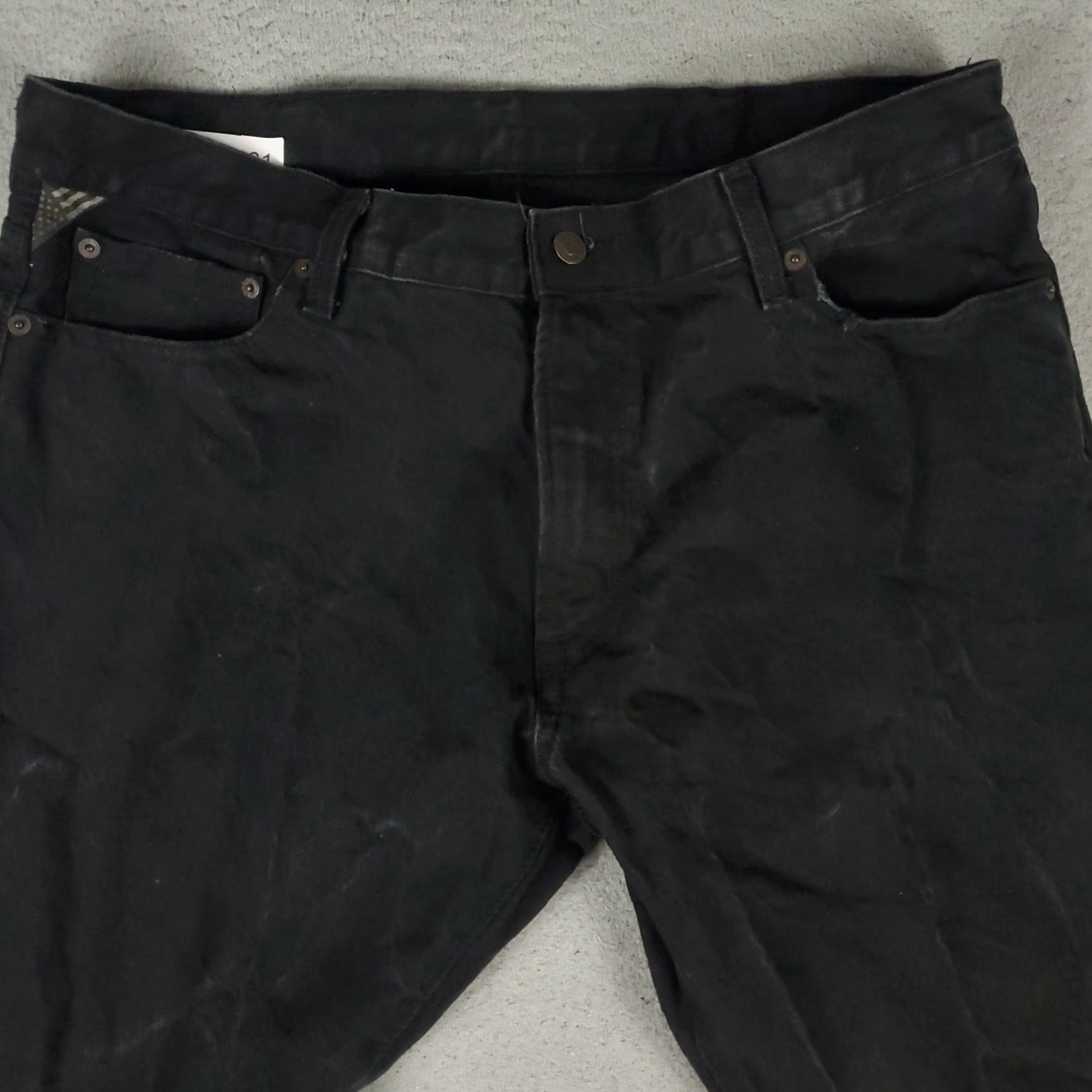 Vintage Denim & Supply Ralph Lauren Jeans Men's 38x29 Black Straight Leg Casual Pants Size US 38 / EU 54 - 2 Thumbnail