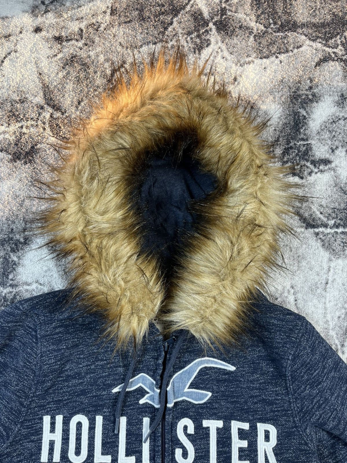 Hollister Y2K Hollister Fur Zip Hoodie Size US M / EU 48-50 / 2 - 5 Thumbnail