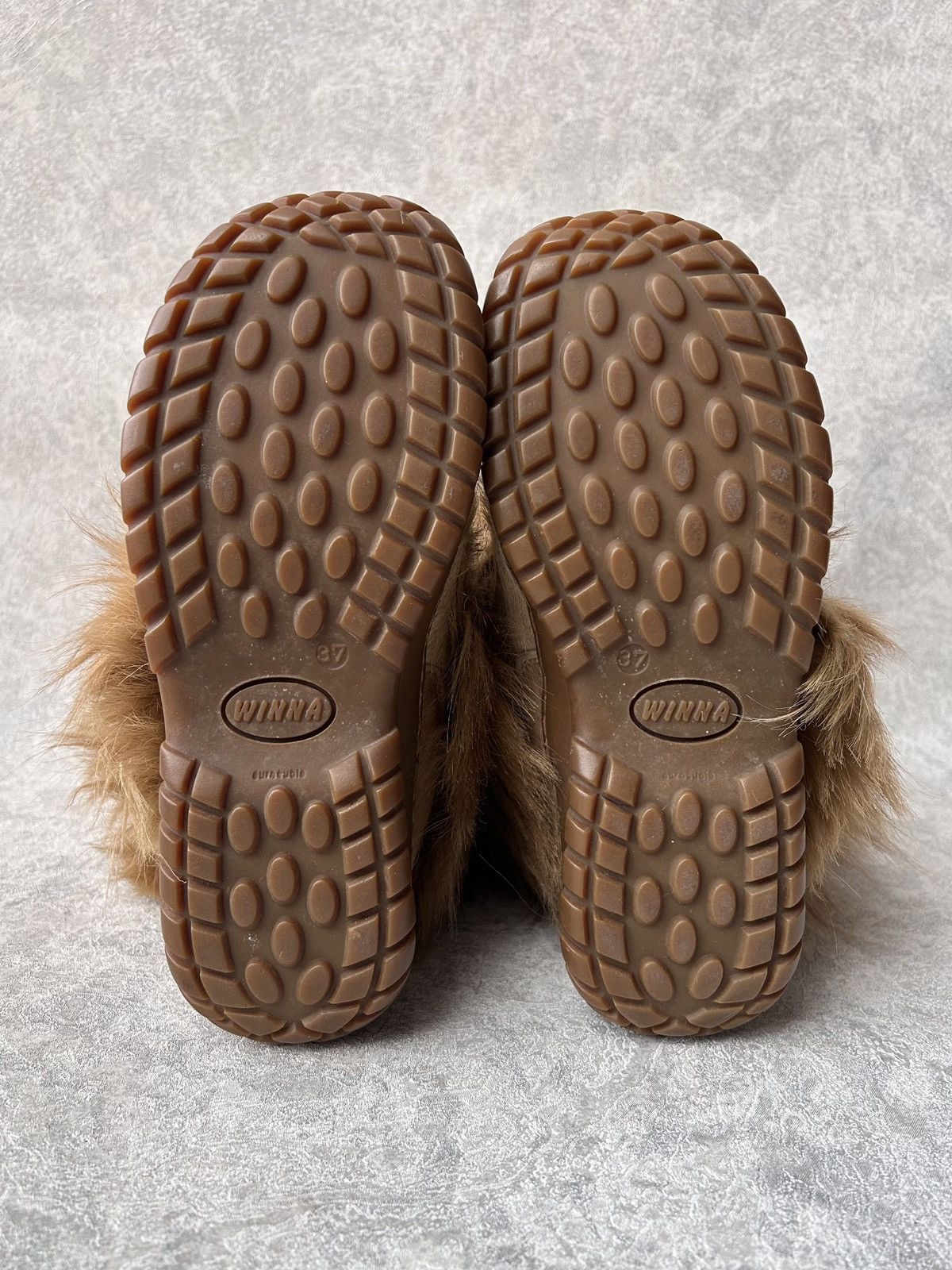 Japanese Brand Y2K Vintage Real Fur Fluffy Winter Boots Size US 7 / IT 37 - 10 Thumbnail