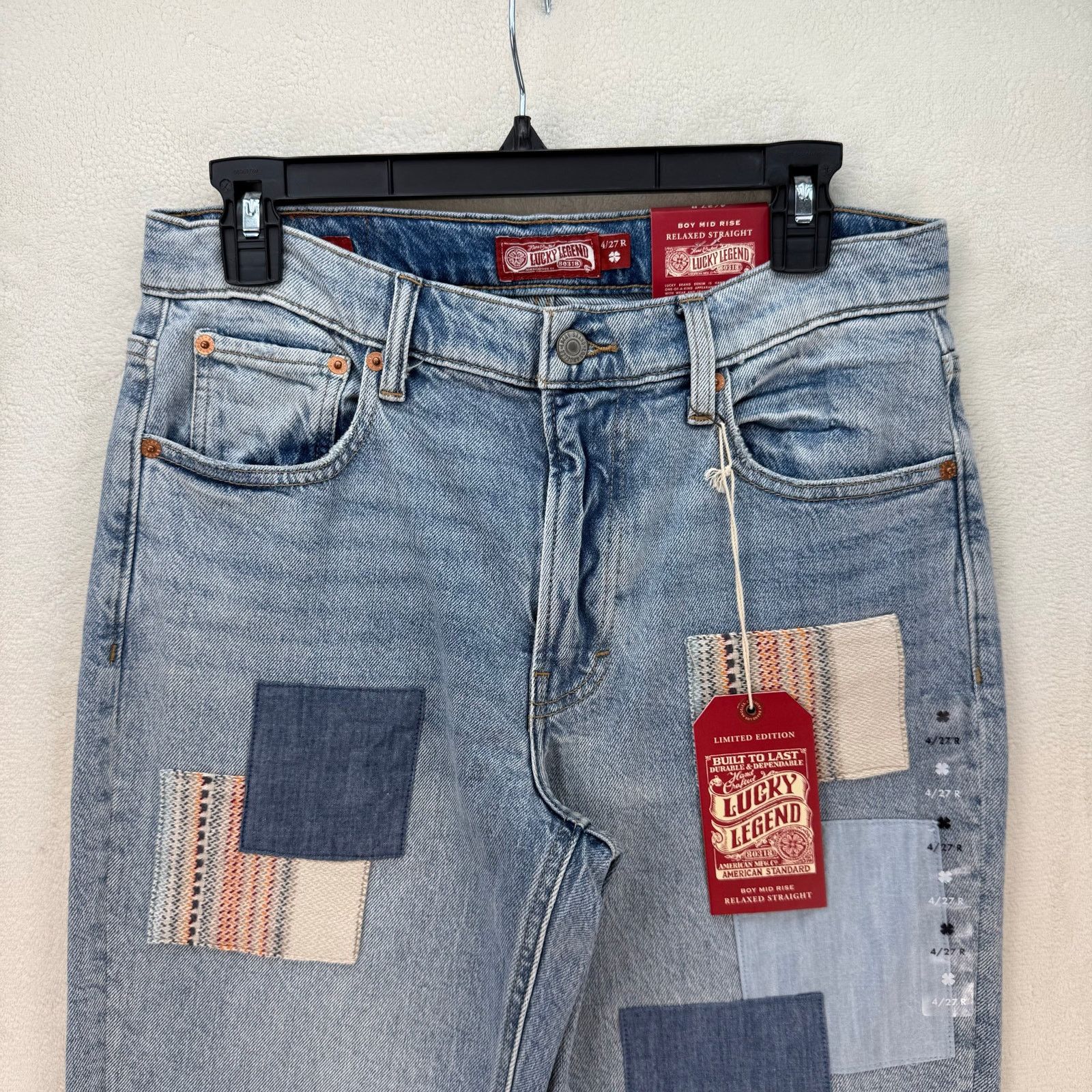 Lucky Brand LUCKY BRAND LEGEND SERIES WOMEN'S SIZE 2/26R PATCHWORK Size 26" / US 2 / IT 38 - 2 Thumbnail