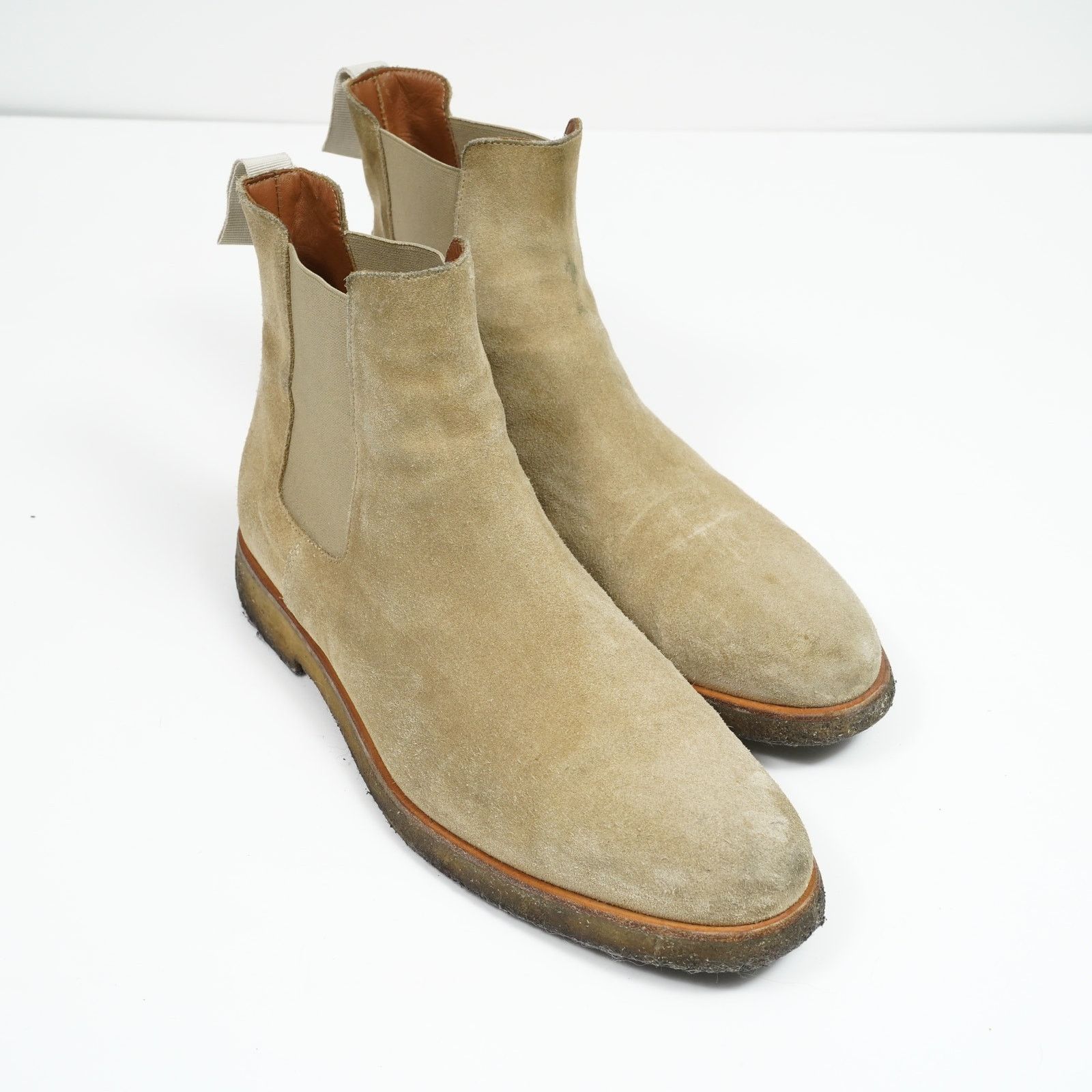 Common Projects Common Projects Suede Chelsea Boots beige EU 44 Size US 10.5 / EU 43-44 - 1 Thumbnail