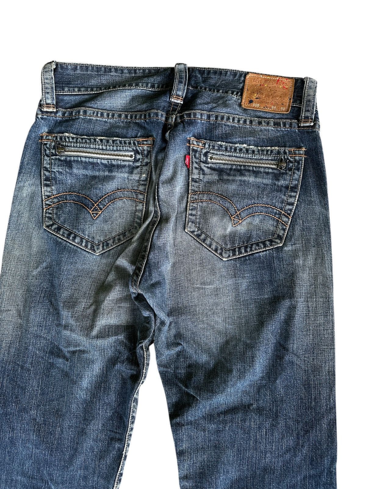 Levi's Vintage Clothing Levis 505 Slim Straight 💥🎌 Size US 36 / EU 52 - 8 Thumbnail