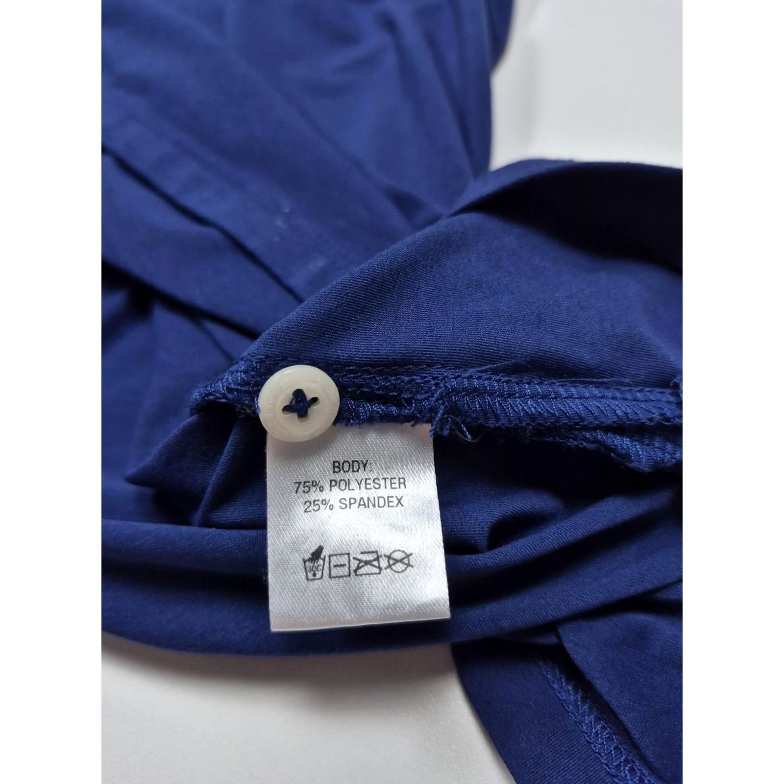 Vintage Draddy Sport Polo Shirt Mens XL Blue Golf Stretch Short Sleeve Piping Rock Club Embroidered Logo USA Size US XL / EU 56 / 4 - 5 Thumbnail