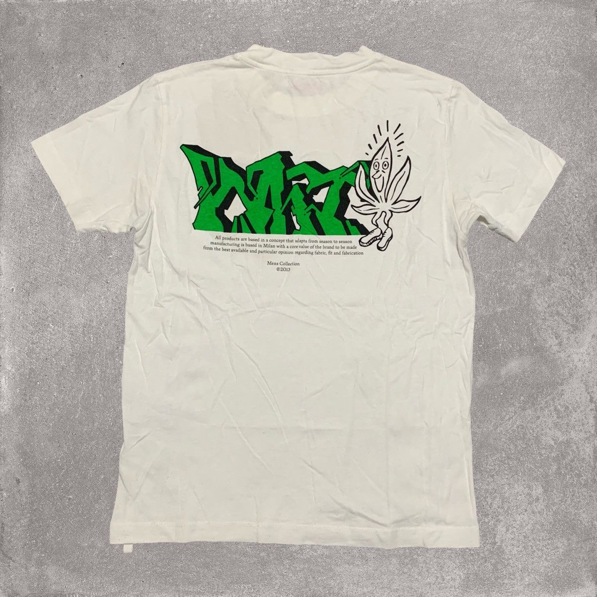 Off-White Off White XS Weed Graphic White Tee Virgil Abloh Size US XS / EU 42 / 0 - 1 Thumbnail