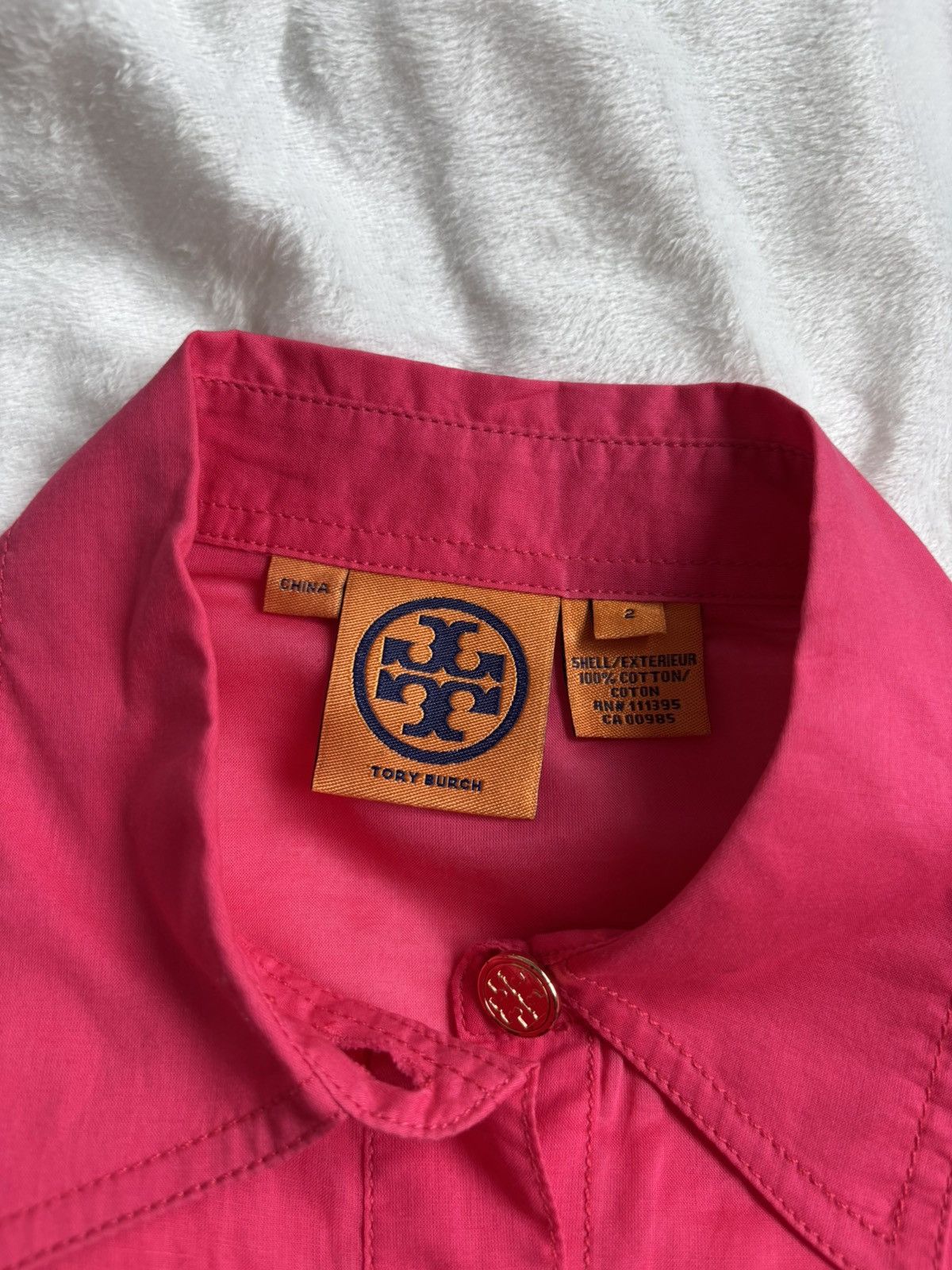 Tory Burch Pink cotton Tory Burch blouse Size XS / US 0-2 / IT 36-38 - 3 Thumbnail