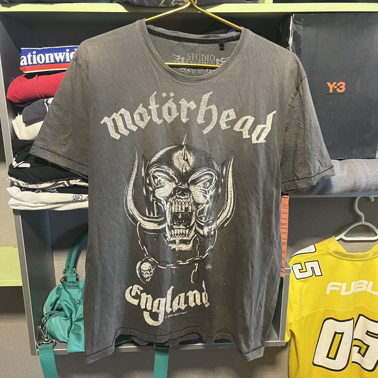 Band Tees 2008 SINGLE STICH MOTORHEAD T SHIRT Size US L / EU 52-54 / 3 - 1 Thumbnail