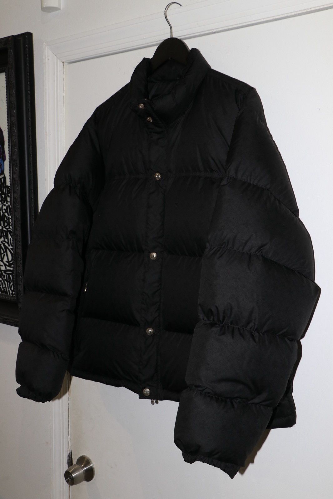 Chrome Hearts Chrome Hearts “Stiff” Monogram Puffer Jacket Size XL Black Size US XL / EU 56 / 4 - 2 Thumbnail