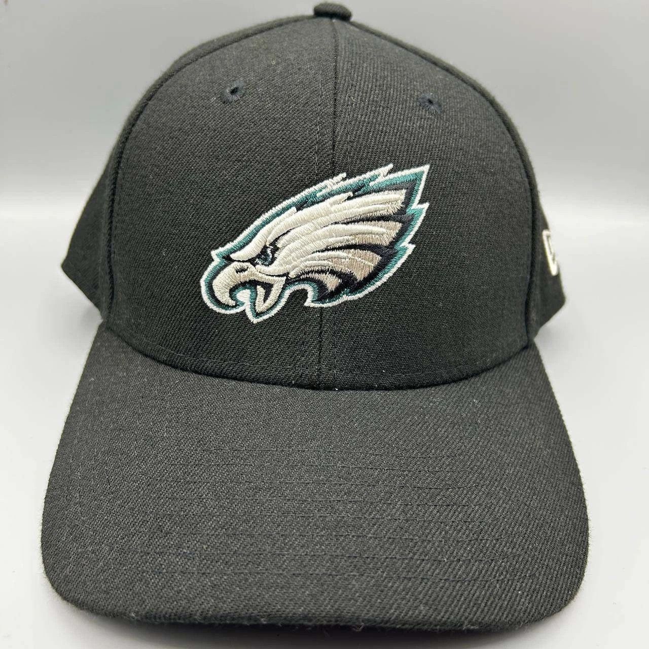 New Era Philadelphia Eagles Hat Men Black Embroidered Strap Back Cap Size ONE SIZE - 1 Thumbnail