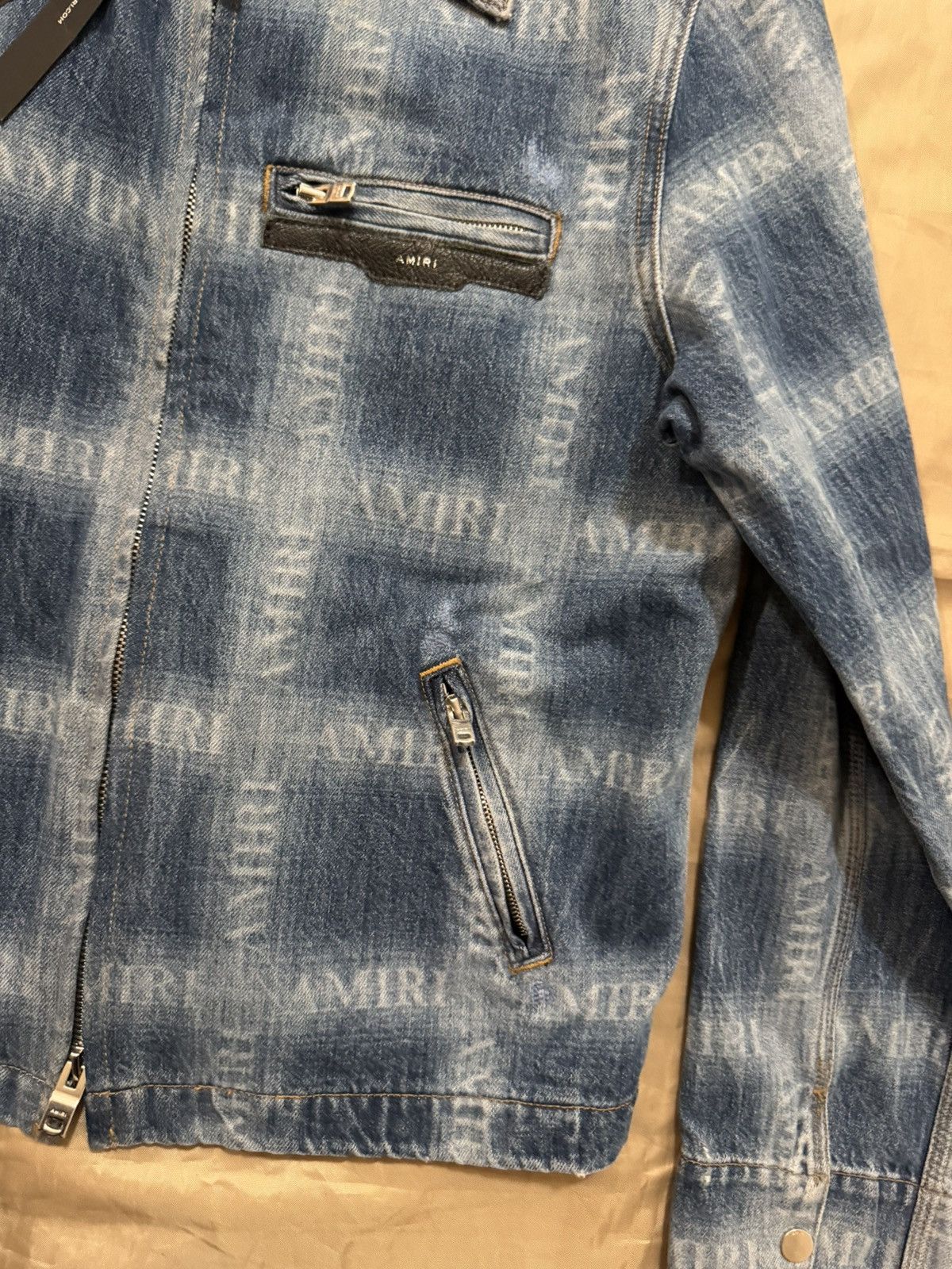 Amiri AMIRI Blue Plaid Workman Denim Jacket size S Size US S / EU 44-46 / 1 - 3 Thumbnail