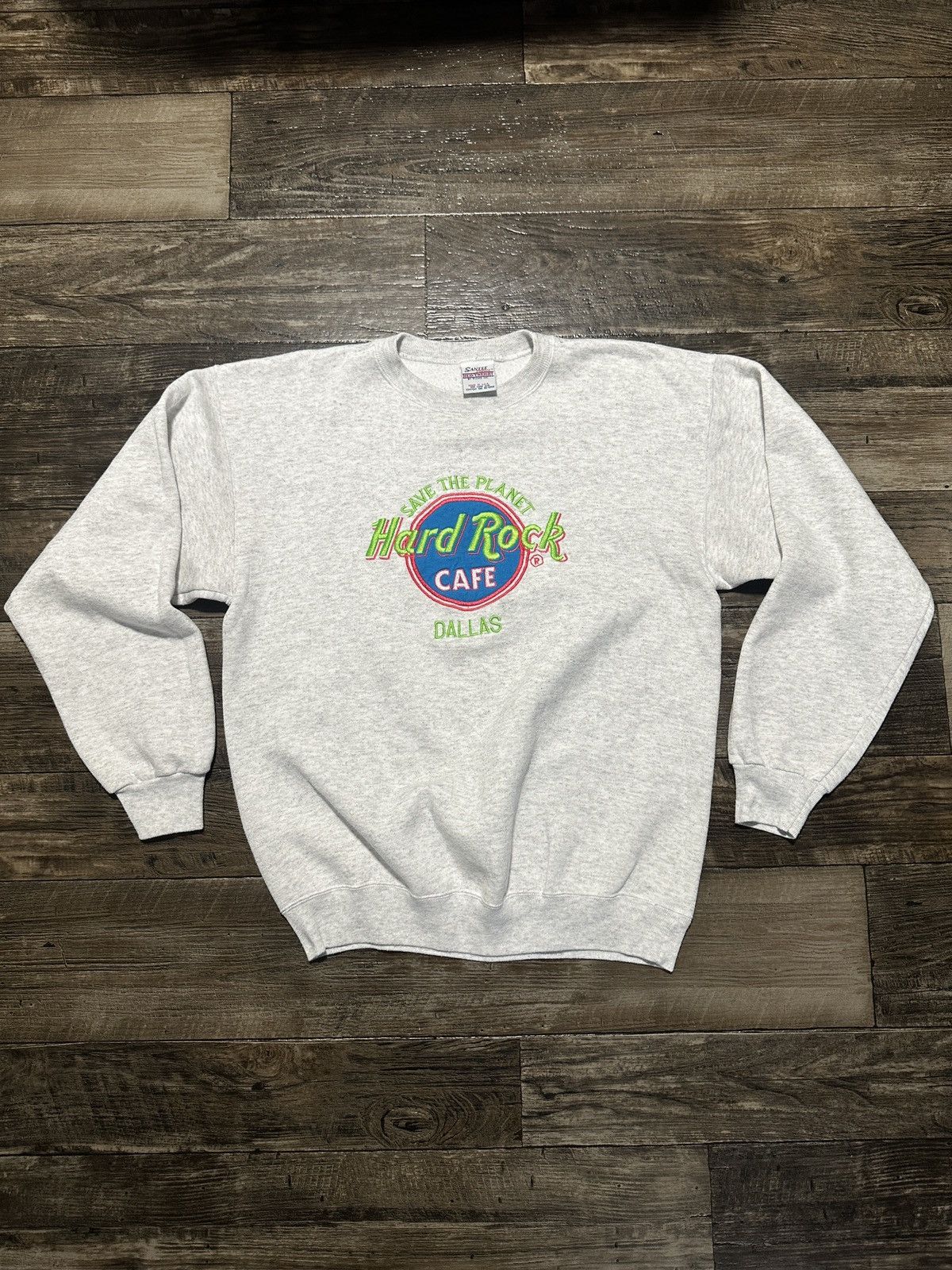 Hard Rock Cafe Vintage 90s Hard Rock Cafe Dallas Crewneck Size US L / EU 52-54 / 3 - 2 Thumbnail