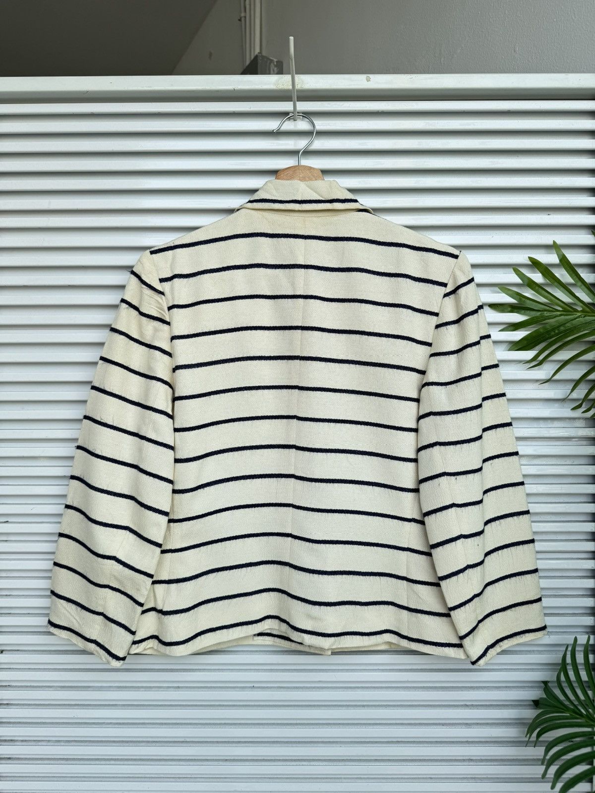 Yves Saint Laurent Yves Saint Laurent YSL Striped Blazer Size M / US 6-8 / IT 42-44 - 7 Thumbnail