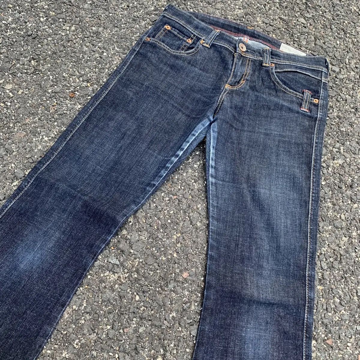 Jean Vintage Edwin 551 Jeans 30x31 Flare/Bootcut Denim Pants Size US 30 / EU 46 - 4 Thumbnail