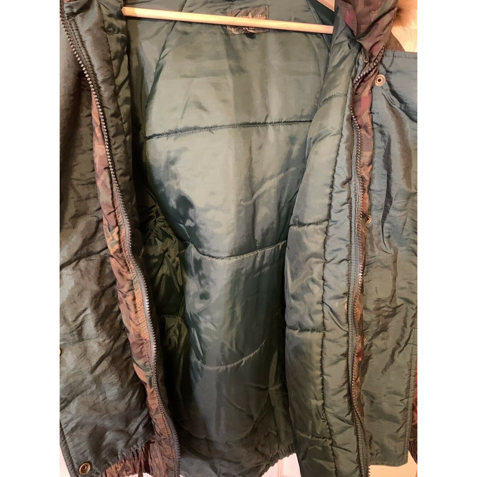 Other Vtg Brooks Atelier Jacket Woman’s Sz M Green Brown Camo Nylo Size M / US 6-8 / IT 42-44 - 6 Thumbnail