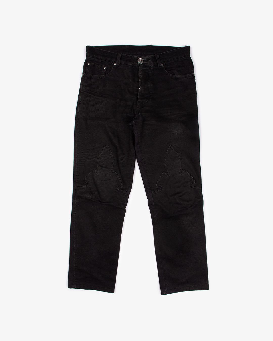 image of Chrome Hearts Le Fleur Denim in Black, Men's (Size 30)