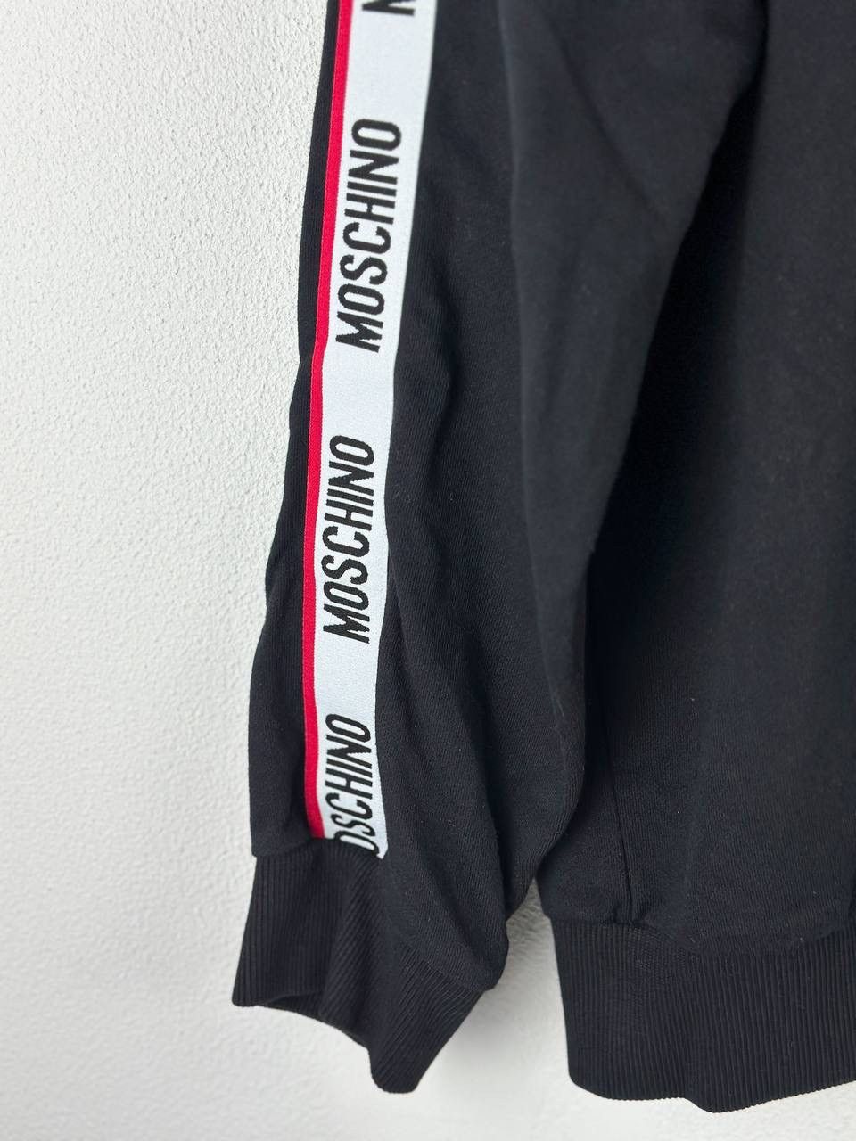 Moschino Moschino Sweatshirt Mens Logo Tape Black Size L Size US L / EU 52-54 / 3 - 3 Thumbnail