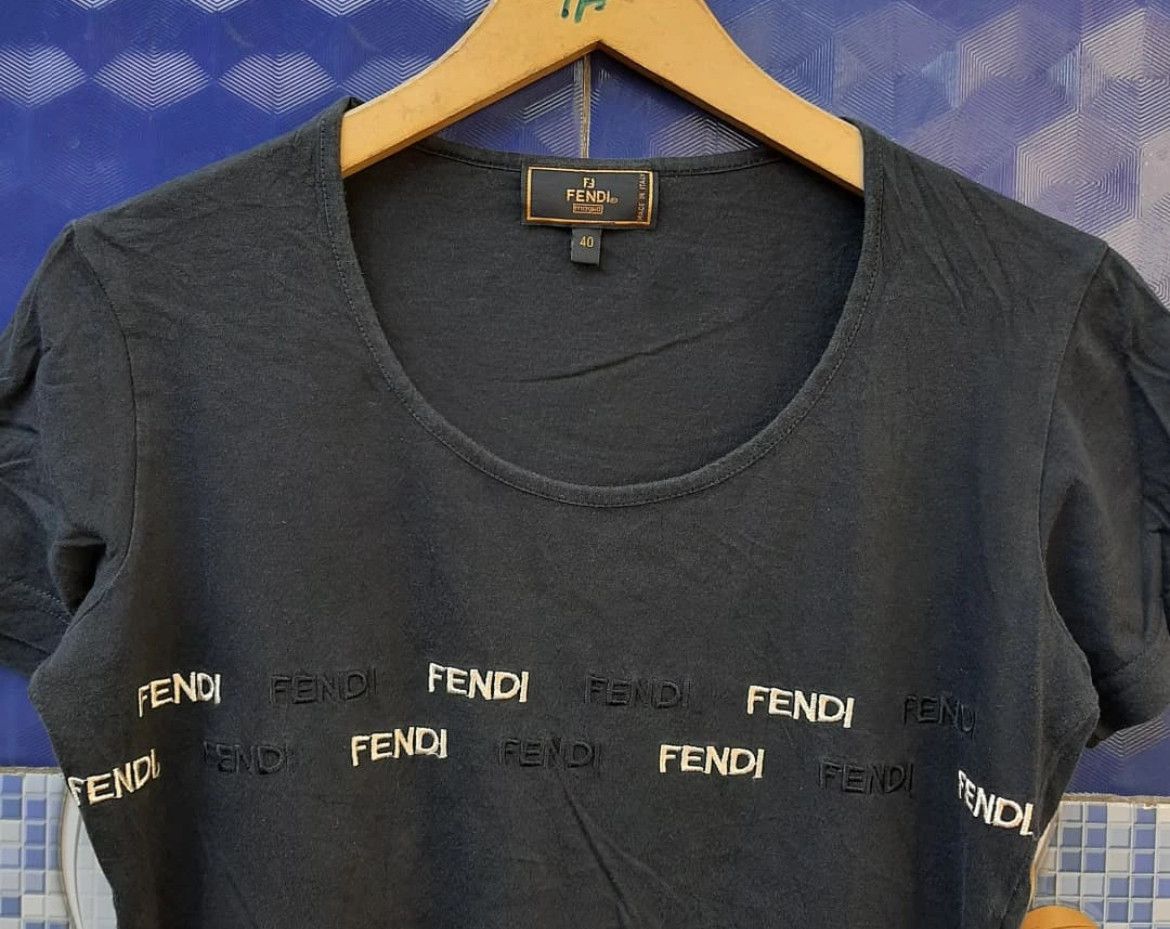 Fendi 2000s Fendi Tee Size US M / EU 48-50 / 2 - 2 Thumbnail