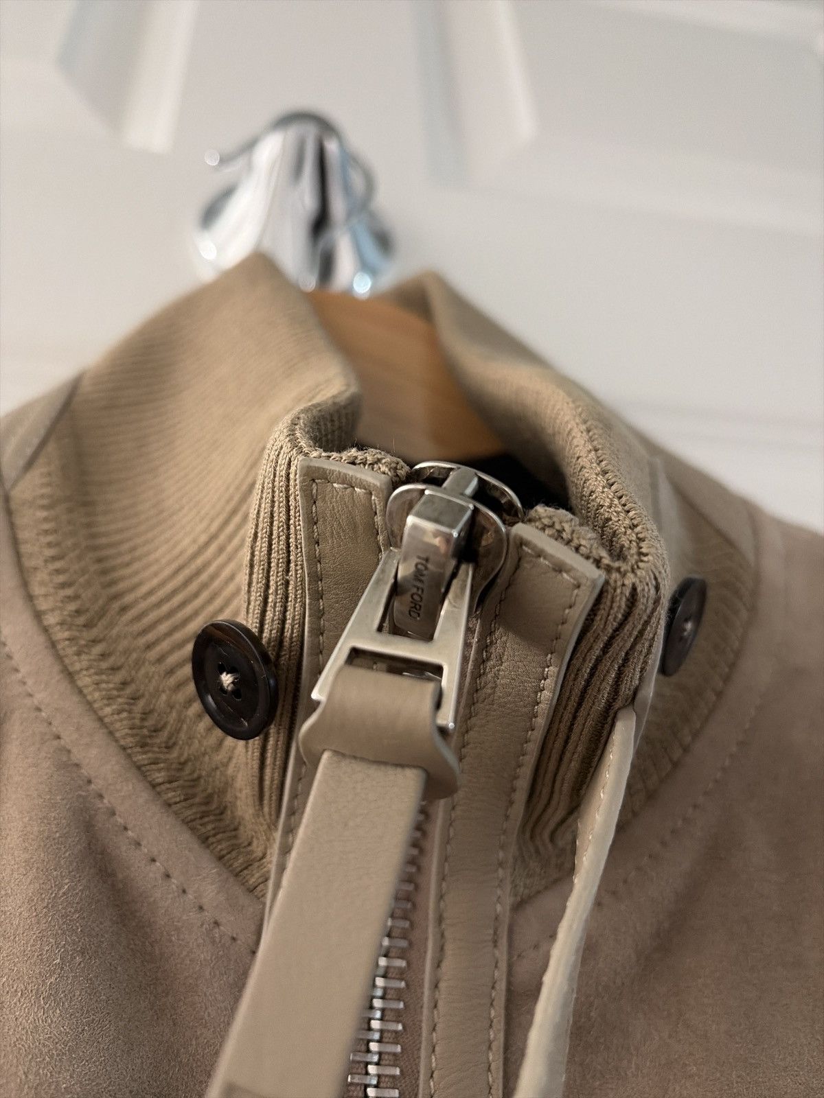 Tom Ford Tom Ford Suede Pocket Bomber Jacket 52 LBS060 LMS020S25 Size US L / EU 52-54 / 3 - 10 Thumbnail