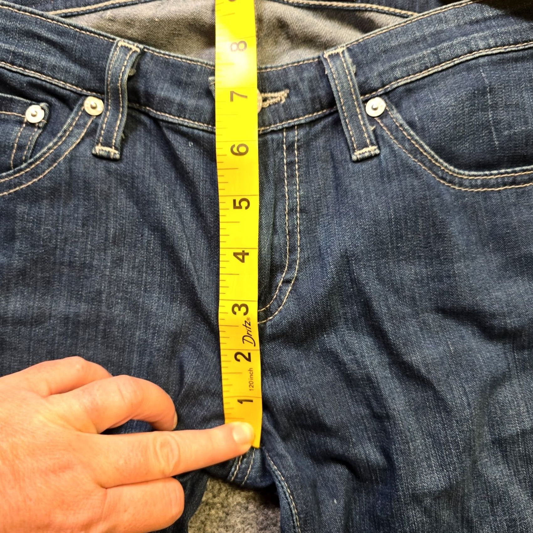 Vintage AG Adriano Goldschmied Jeans Women Size 27 Blue Stilt Roll Up Cuffed Skinny Capsule Casual, Travel, Denim, Slim, Patchwork? No, solid. Size 27" / US 4 / IT 40 - 7 Thumbnail