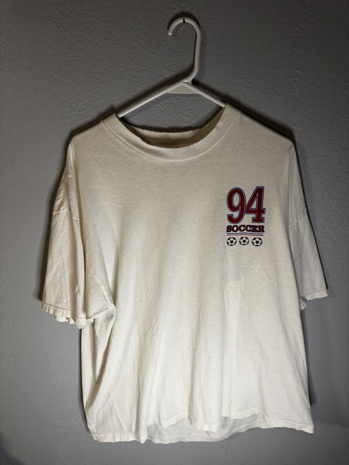 Vintage Vintage 1994 Soccer tee Size US XL / EU 56 / 4 - 2 Thumbnail