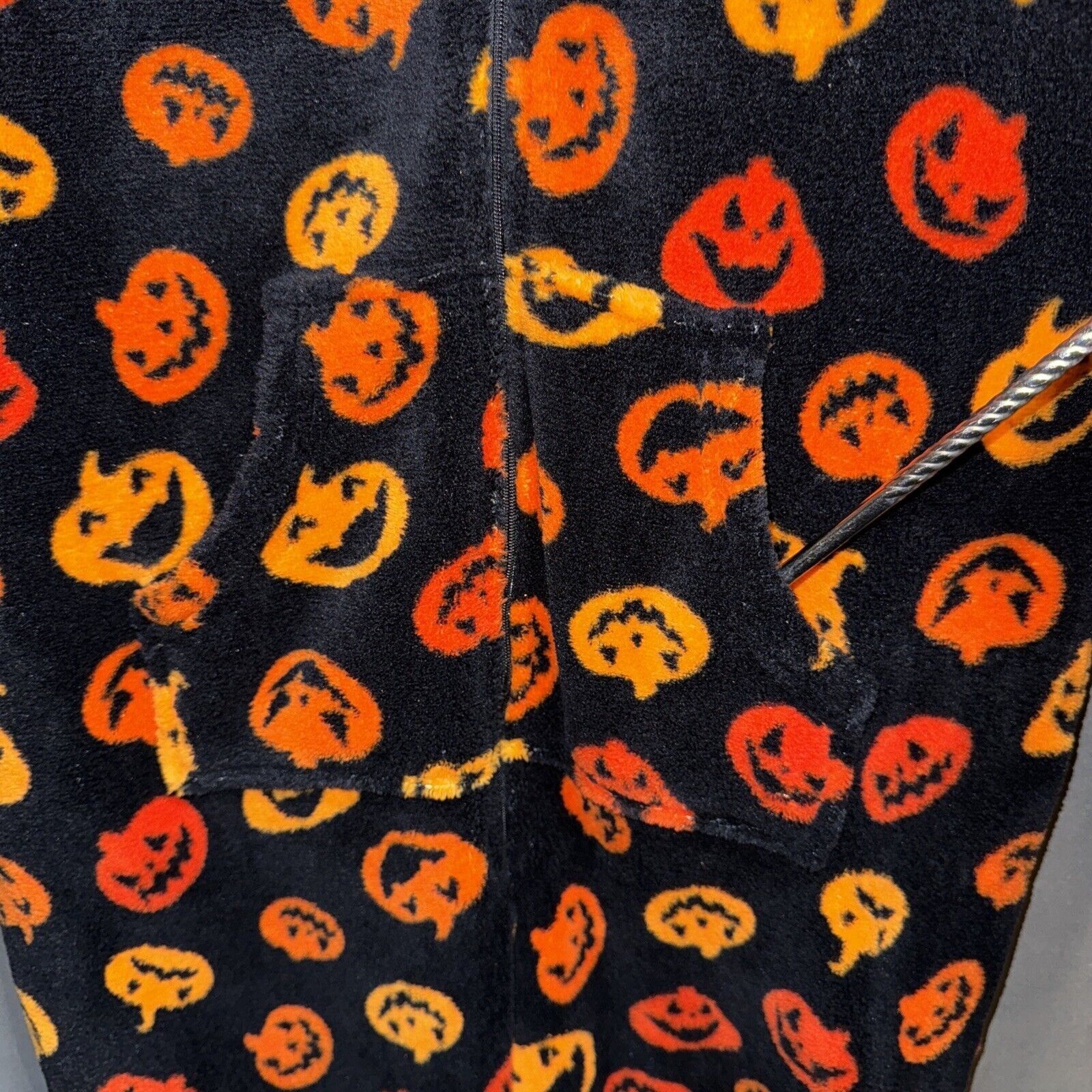 Other Pillow Talk Footed Pajama Halloween Laughing Pumpkins Black Size M / US 6-8 / IT 42-44 - 12 Thumbnail