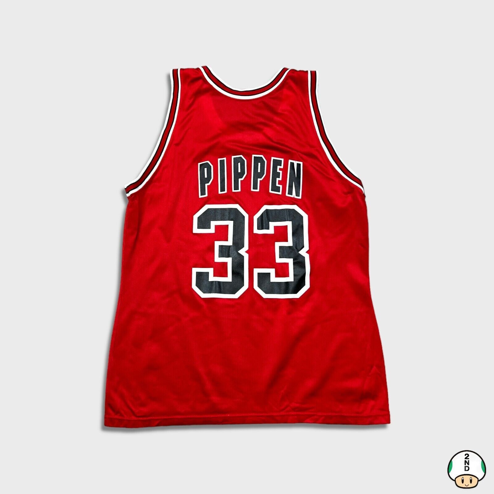 Champion × NBA Vintage 90s Champion Scottie Pippen Chicago Bulls NBA Jersey Size US L / EU 52-54 / 3 - 1 Thumbnail