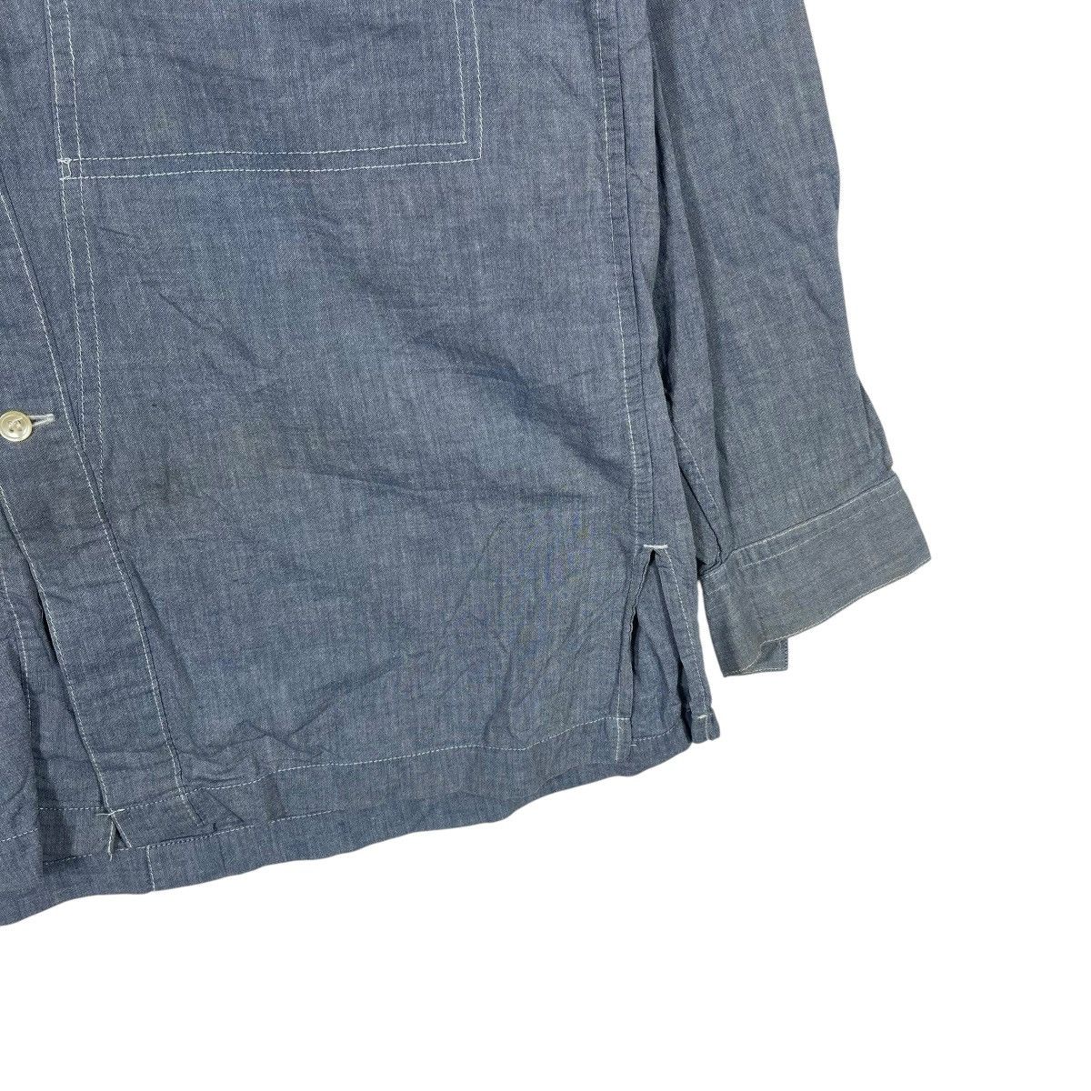 Issey Miyake Issey Miyake Skyline Chambray Shirt Minimal Design Studio Size US M / EU 48-50 / 2 - 5 Thumbnail
