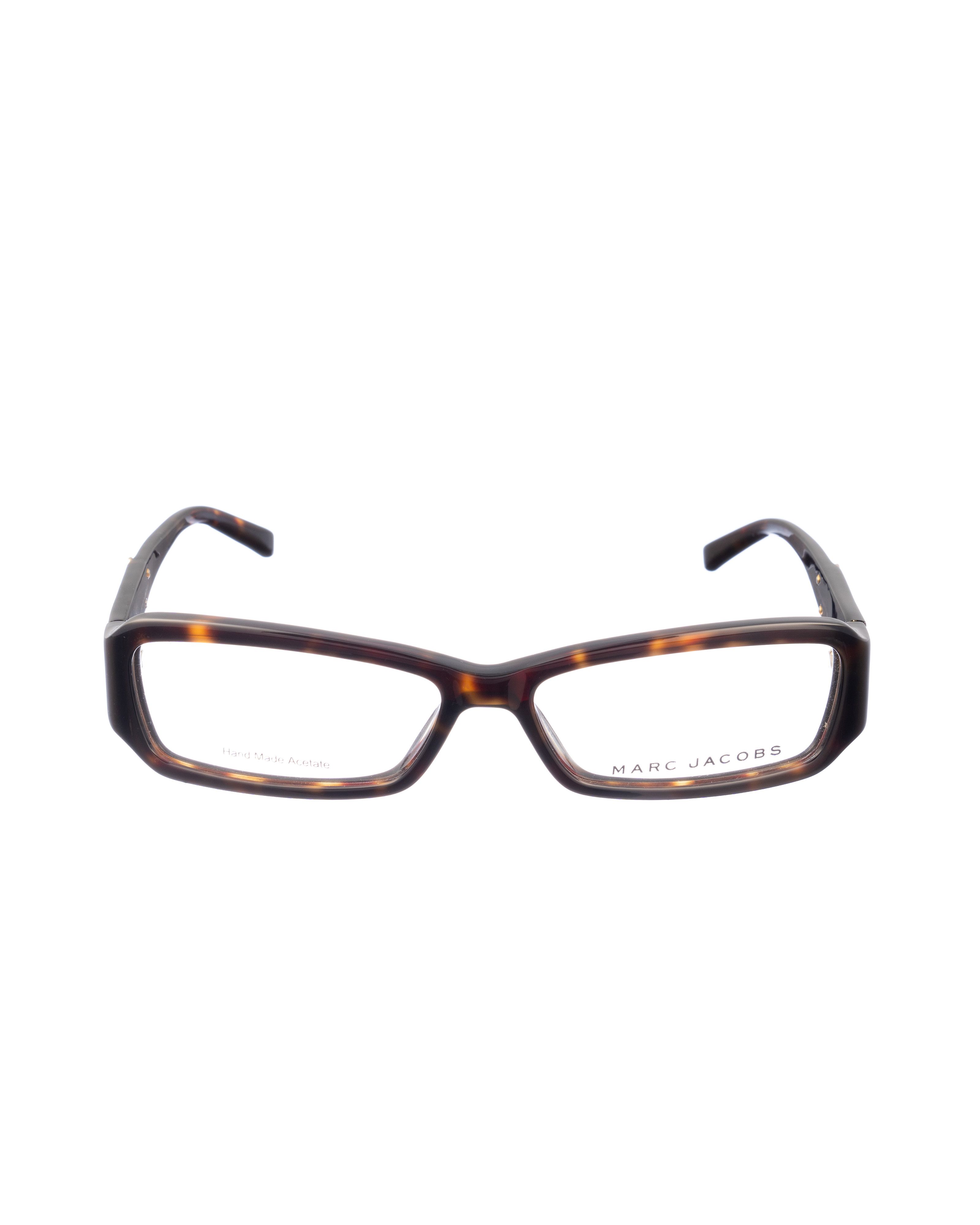 Marc Jacobs Marc Jacobs '00s Leopard Plastic Rectangular Glasses Size ONE SIZE - 2 Thumbnail