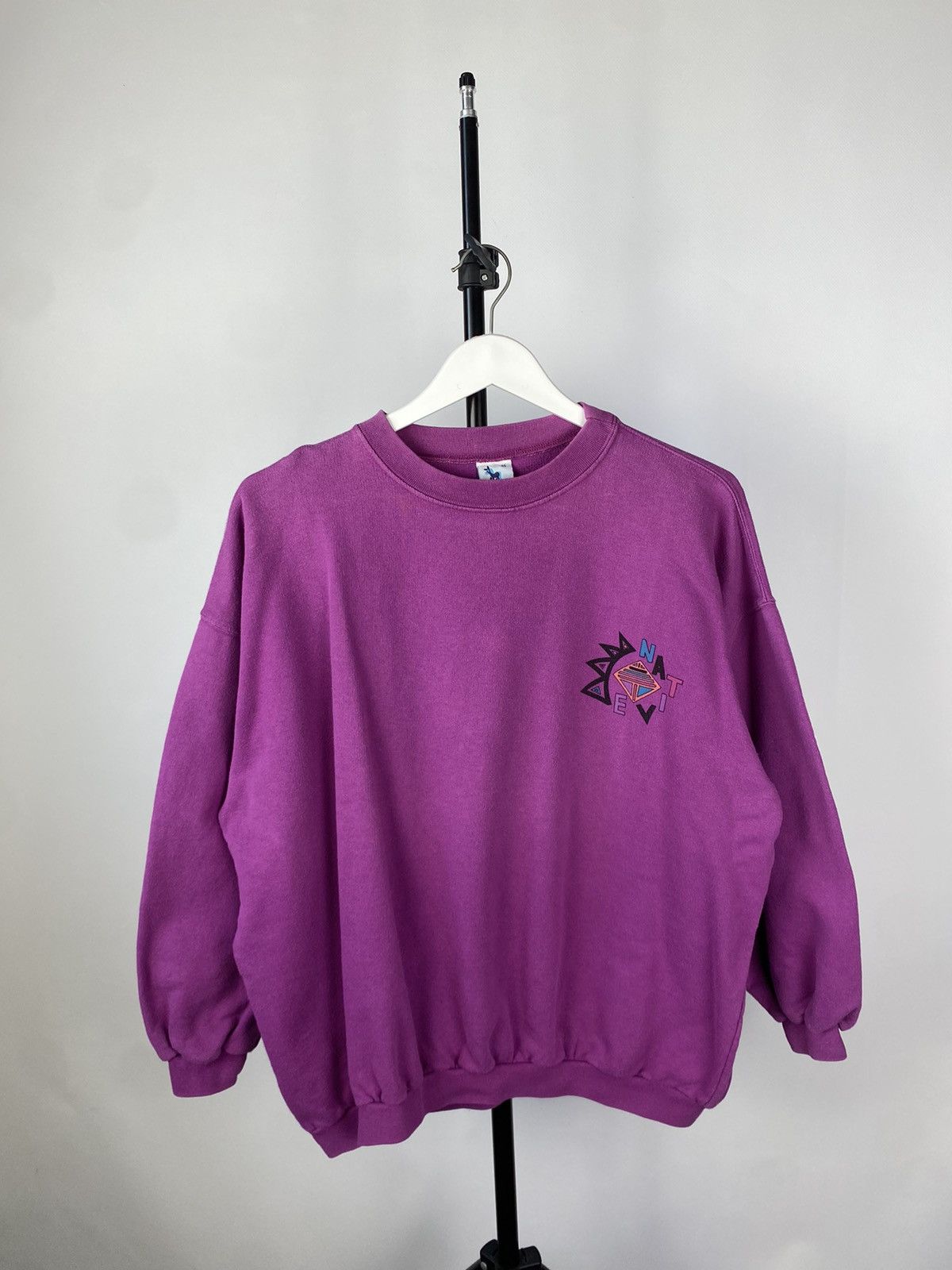 Native × Vintage Vintage 80s American Indians Sweatshirt vintage crewneck Size US S / EU 44-46 / 1 - 1 Thumbnail