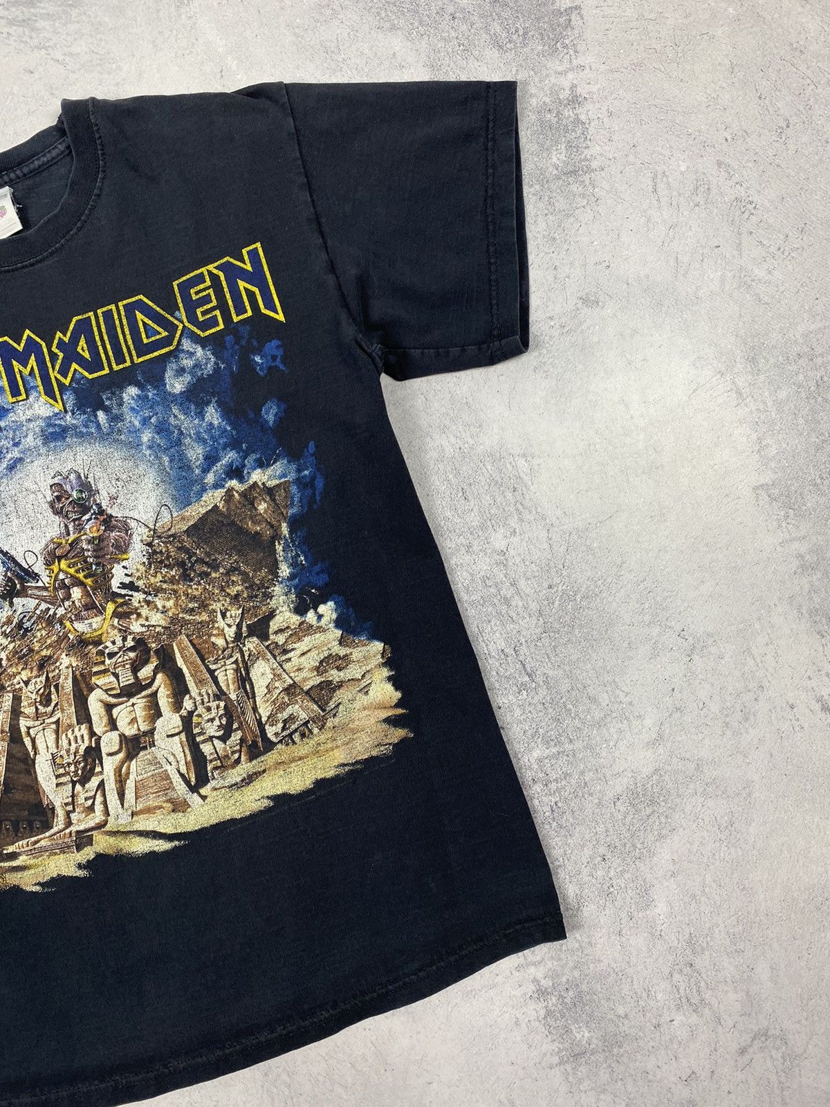 Band Tees × Iron Maiden × Vintage Iron Maiden Back In Time Metal Rock Band Graphic T Shirt Size US M / EU 48-50 / 2 - 4 Thumbnail