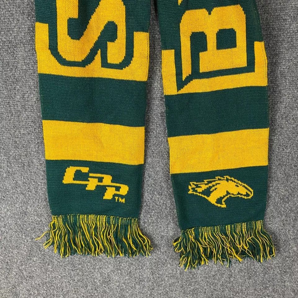 Other Denver Broncos Scarf Knit Green Yellow Size ONE SIZE - 2 Thumbnail