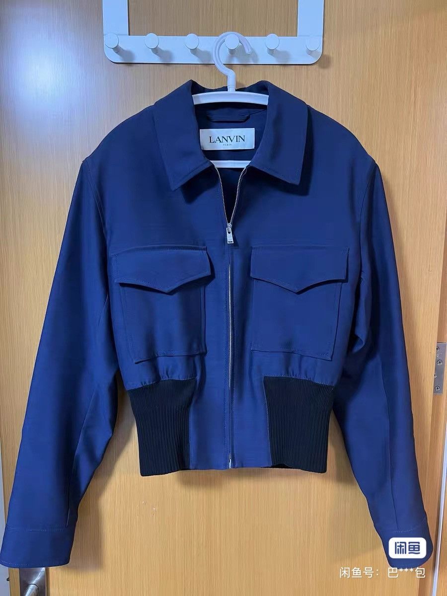 Lanvin lanvin wool silk bomber Size US M / EU 48-50 / 2 - 1 Thumbnail
