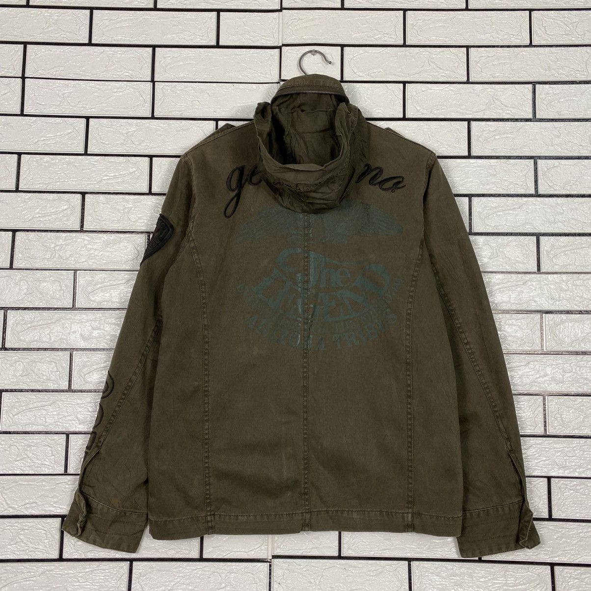Japanese Brand 📌Vintage Biker Jacket Arizona Tribes Geronimo Big Logo Size US M / EU 48-50 / 2 - 12 Thumbnail