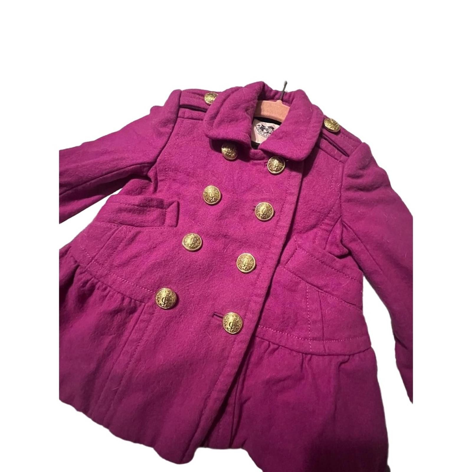 Juicy Couture Jeans Juicy Couture Jacket 2/3T Magenta Y2K Peplum Ruffled RARE Size US XXS / EU 40 - 3 Thumbnail