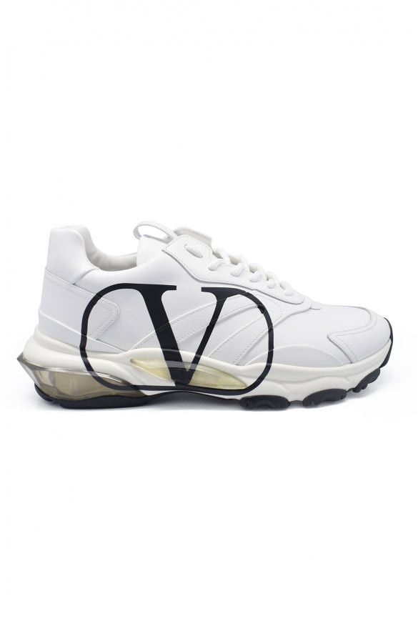 Valentino o1y0525 Logo Low-Top Sneakers in White Size US 7 / EU 40 - 1 Thumbnail