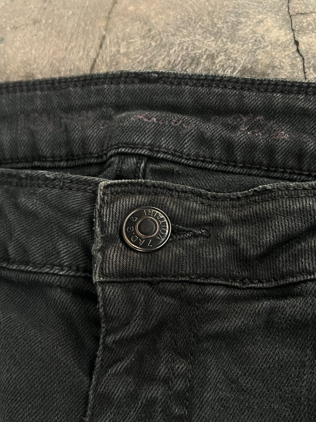 Isamu Katayama Backlash ZADIG & VOLTAIRE PATTERN BREAK PATCH WORK PANTS DENIM JEANS Size US 30 / EU 46 - 12 Thumbnail