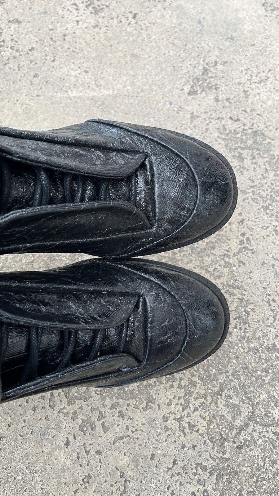 Maison Margiela Maison Margiela Future Blistered Black Leather Size US 7.5 / EU 40-41 - 5 Thumbnail